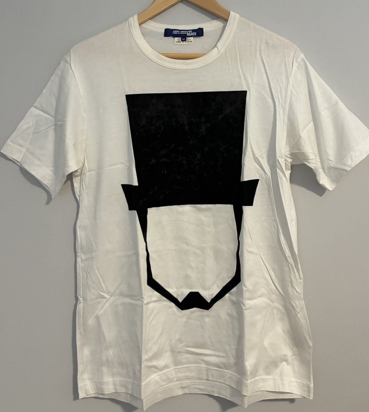 Junya Watanabe Junya Watanabe Tee with Black velvet graphic Size US M / EU 48-50 / 2 - 1 Thumbnail
