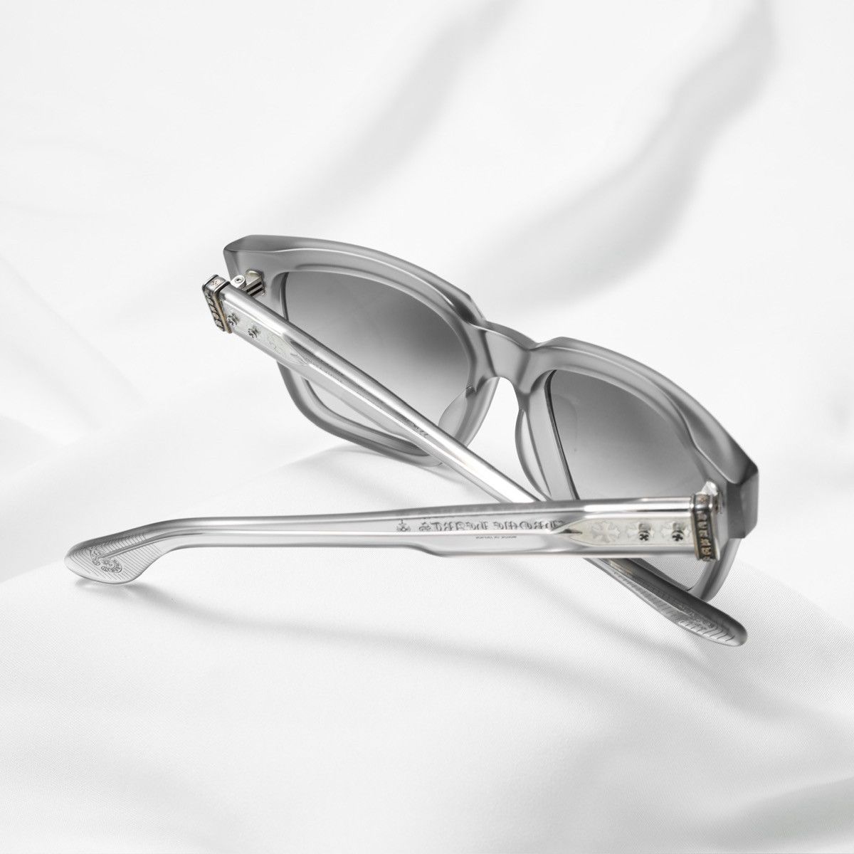 Chrome Hearts CHROME HEARTS MIDIXATHRILL I MATTE GREY SUNGLASSES Size ONE SIZE - 7 Thumbnail