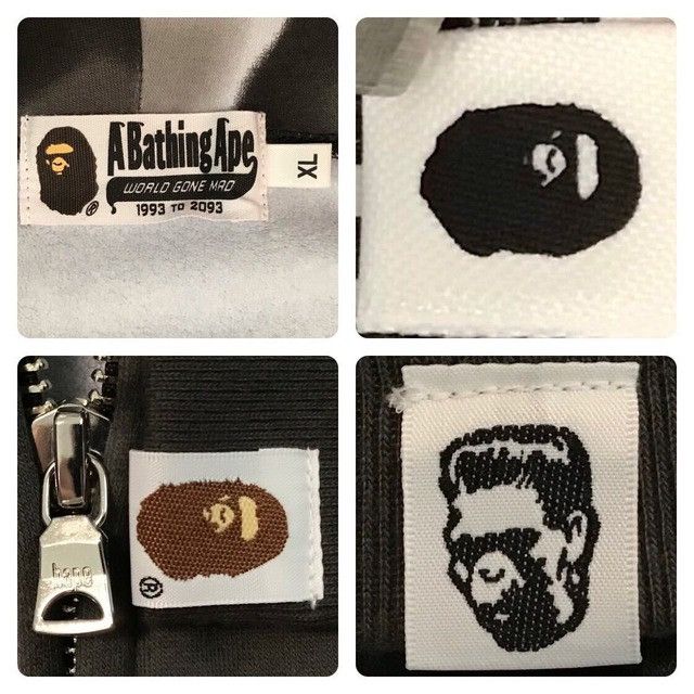 Bape BAPE LIQUID CAMO SHARK FULL ZIP HOODIE a bathing ape Size US XL / EU 56 / 4 - 7 Thumbnail