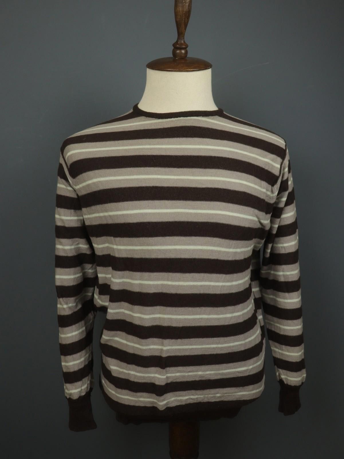 John Smedley John Smedley Multi Striped Pullover Sweater Size XL Size US XL / EU 56 / 4 - 1 Thumbnail