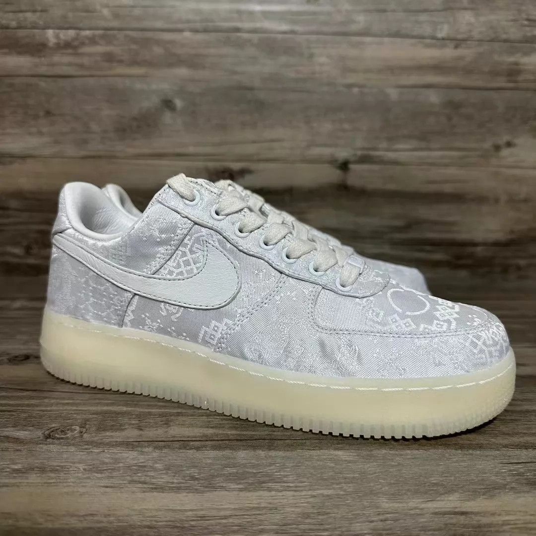 Nike CLOT x Nike AF1 White Silk 42 99 New Size US 9 / EU 42 - 2 Thumbnail