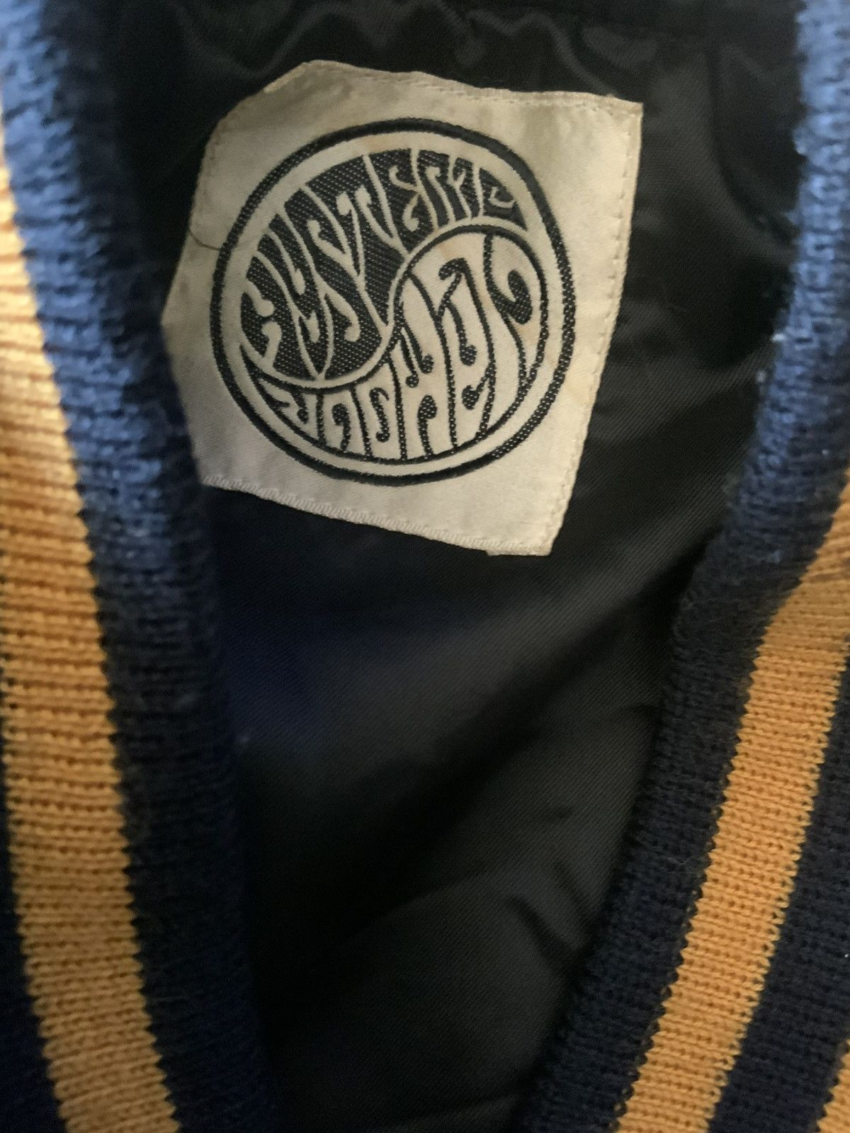 Hysteric Glamour HYSTERIC GLAMOUR MISS HYSTERIC LEATHER VARSITY JACKET Size US M / EU 48-50 / 2 - 3 Thumbnail