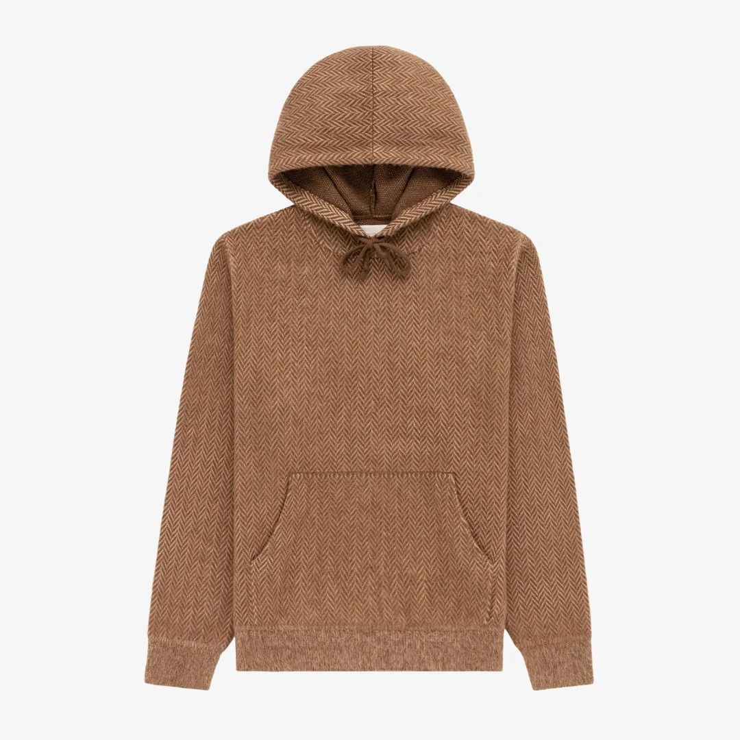 Aime Leon Dore Aime Leon Dore Brushed Herringbone Hoodie Size L Size US L / EU 52-54 / 3 - 1 Thumbnail