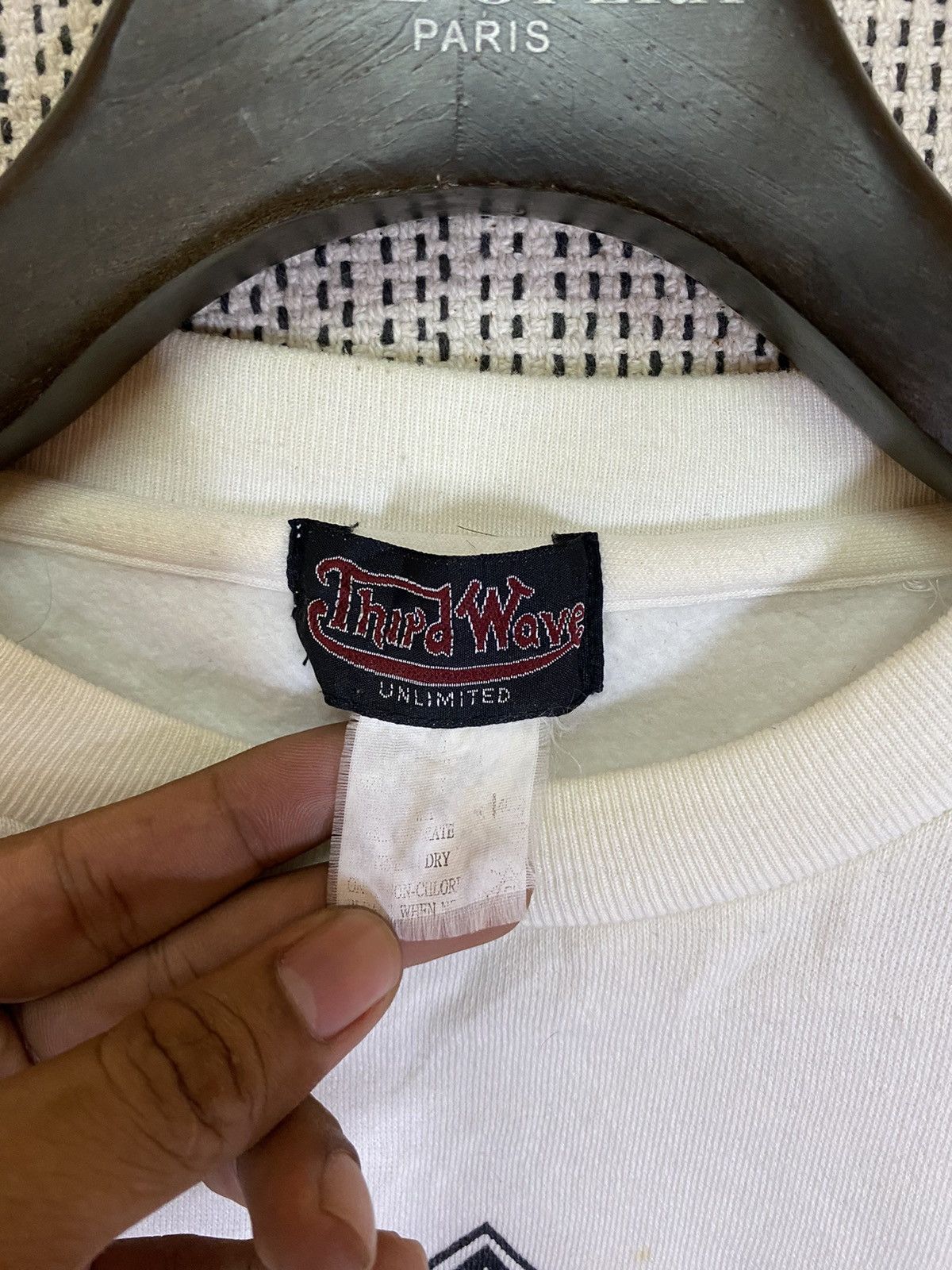 Japanese Brand ‼️THIRD WAVE CROSS DESIGN SURF CREWNECK SWEATSHIRT‼️ Size US M / EU 48-50 / 2 - 7 Thumbnail