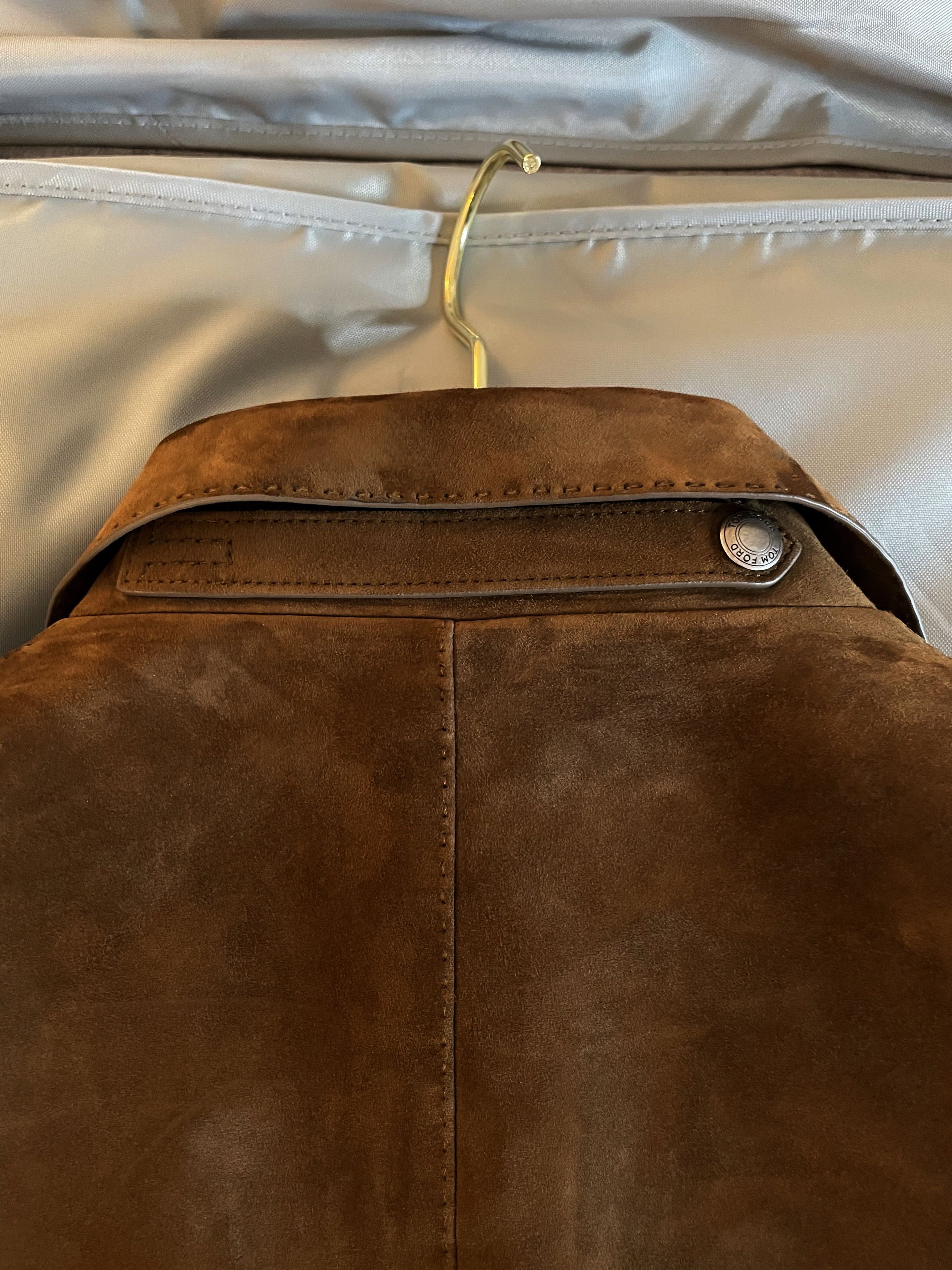 Tom Ford Ultimate Rare $10,700 w/tax TOM FORDSuede Blazer, Tom's Fave Size US L / EU 52-54 / 3 - 18 Thumbnail