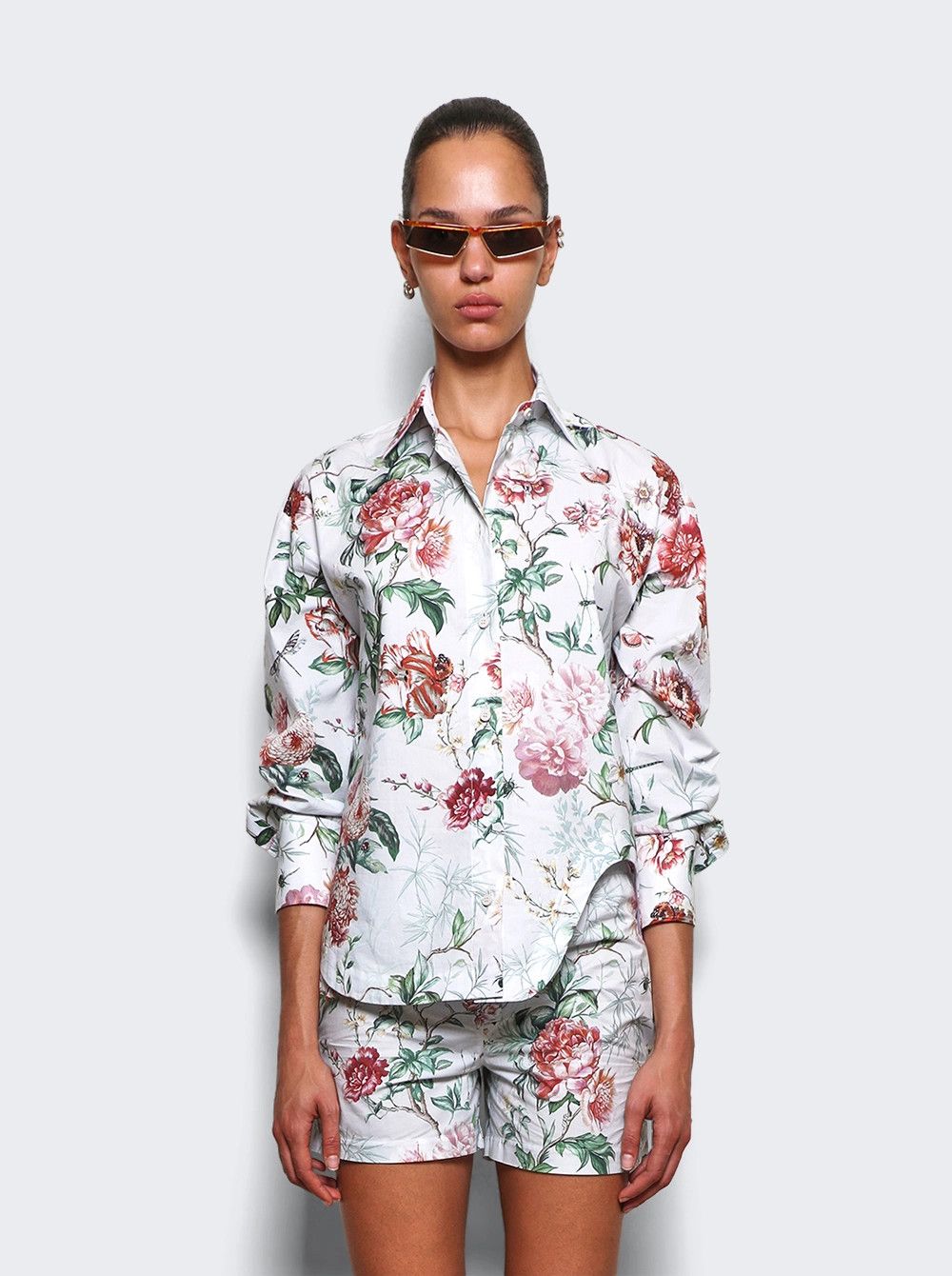 The Attico o1mle0426 Long Sleeve Shirt in Multicolor Size XS / US 0-2 / IT 36-38 - 3 Thumbnail