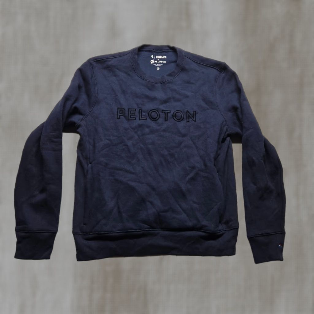 Vintage Peloton x Fourlaps Heavyweight Crewneck Sweatshirt Pockets Navy Blue Women's M Navy Blue Peloton Sweatshirt Pockets (adjust) Size M / US 6-8 / IT 42-44 - 1 Thumbnail