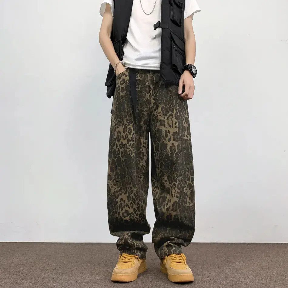 Japanese Brand Retro loose straight leg wide leg slightly flared jeans Size US 32 / EU 48 - 5 Thumbnail