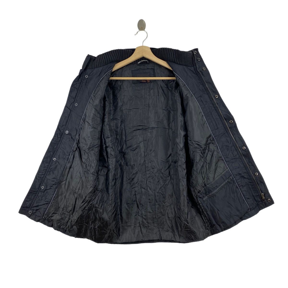 Zara ZARA MAN Multi Pockets Black Bomber Parachutes Jacket Size US L / EU 52-54 / 3 - 3 Thumbnail