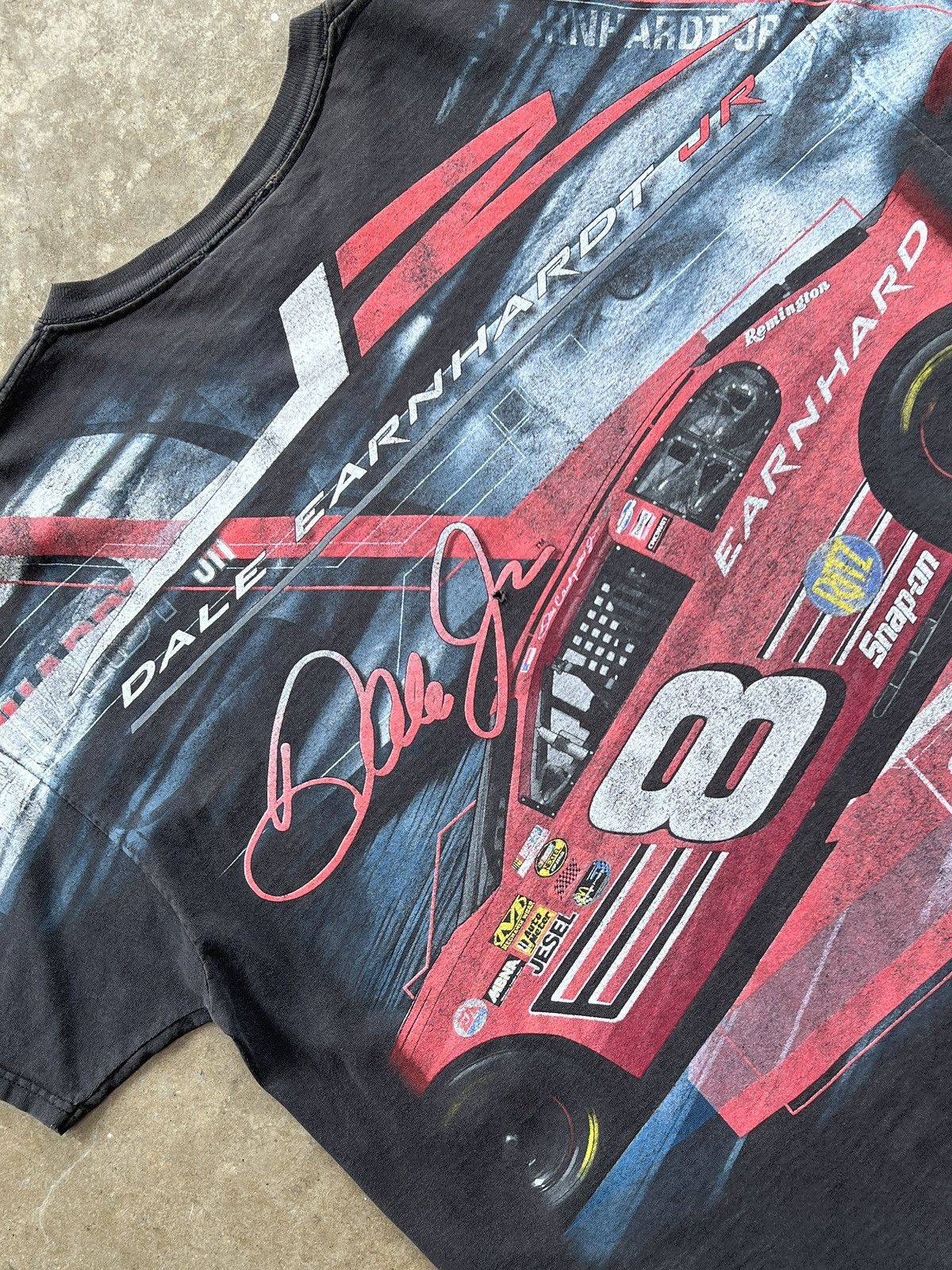 NASCAR Vintage Dale Earnhardt Jr AOP Chevy Racing AOP NASCAR Tee XL Size US XL / EU 56 / 4 - 4 Thumbnail