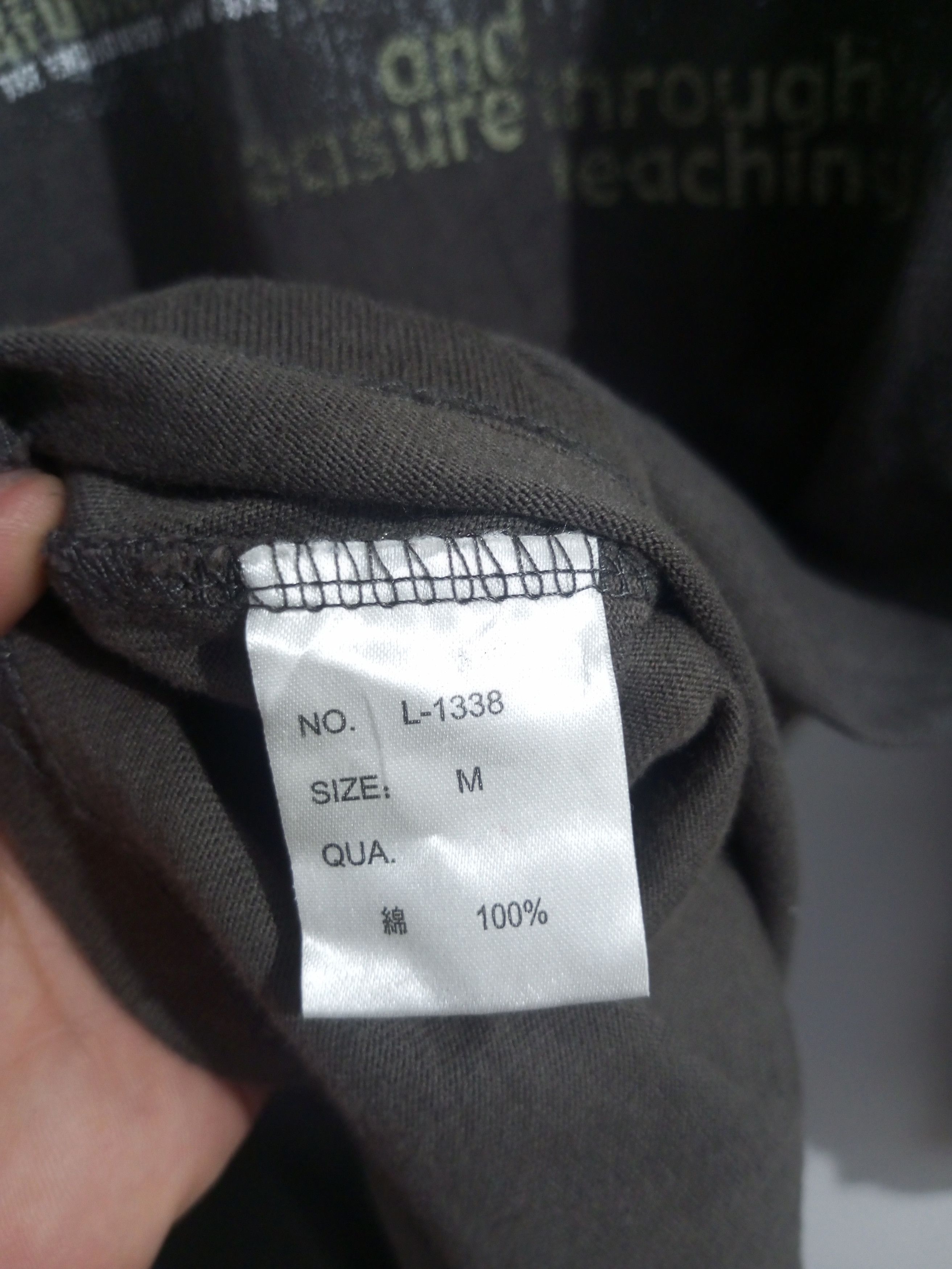 20471120 Vintage Beaumont carr poem double colar long sleeve tshirt Size US M / EU 48-50 / 2 - 12 Thumbnail