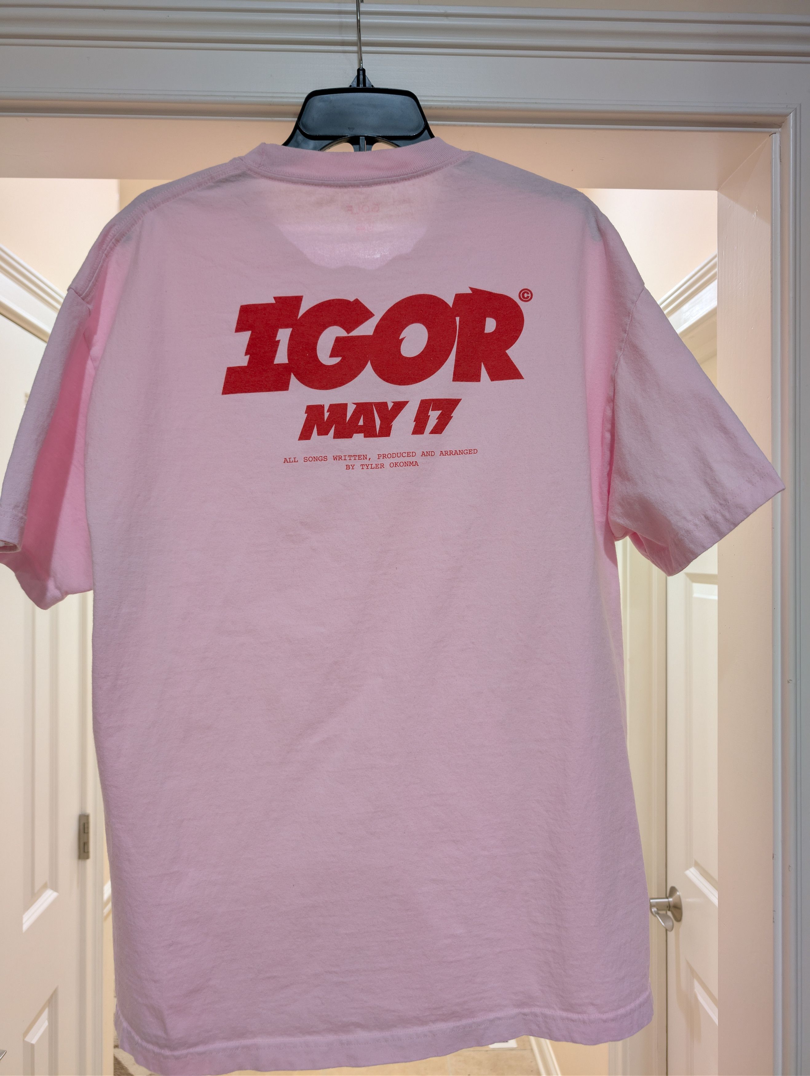 Golf Wang Golf Wang Pink Igor Album Release Tee Sz. XL Tyler Creator Size US XL / EU 56 / 4 - 2 Thumbnail