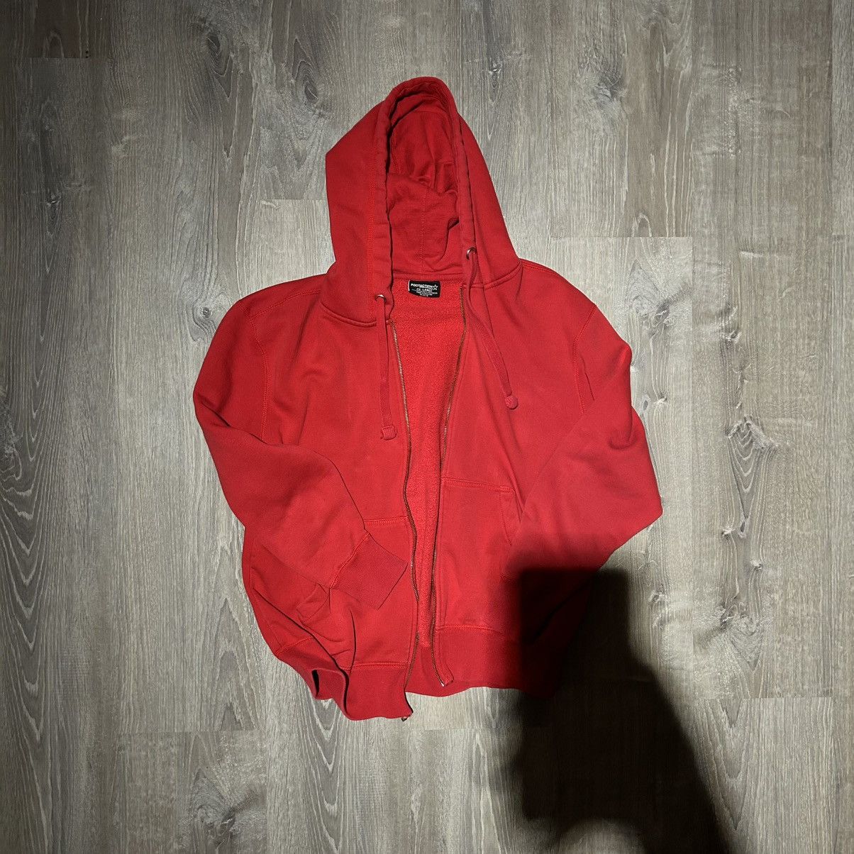 Vintage Blank Red Zip Up Size US XXL / EU 58 / 5 - 1 Thumbnail