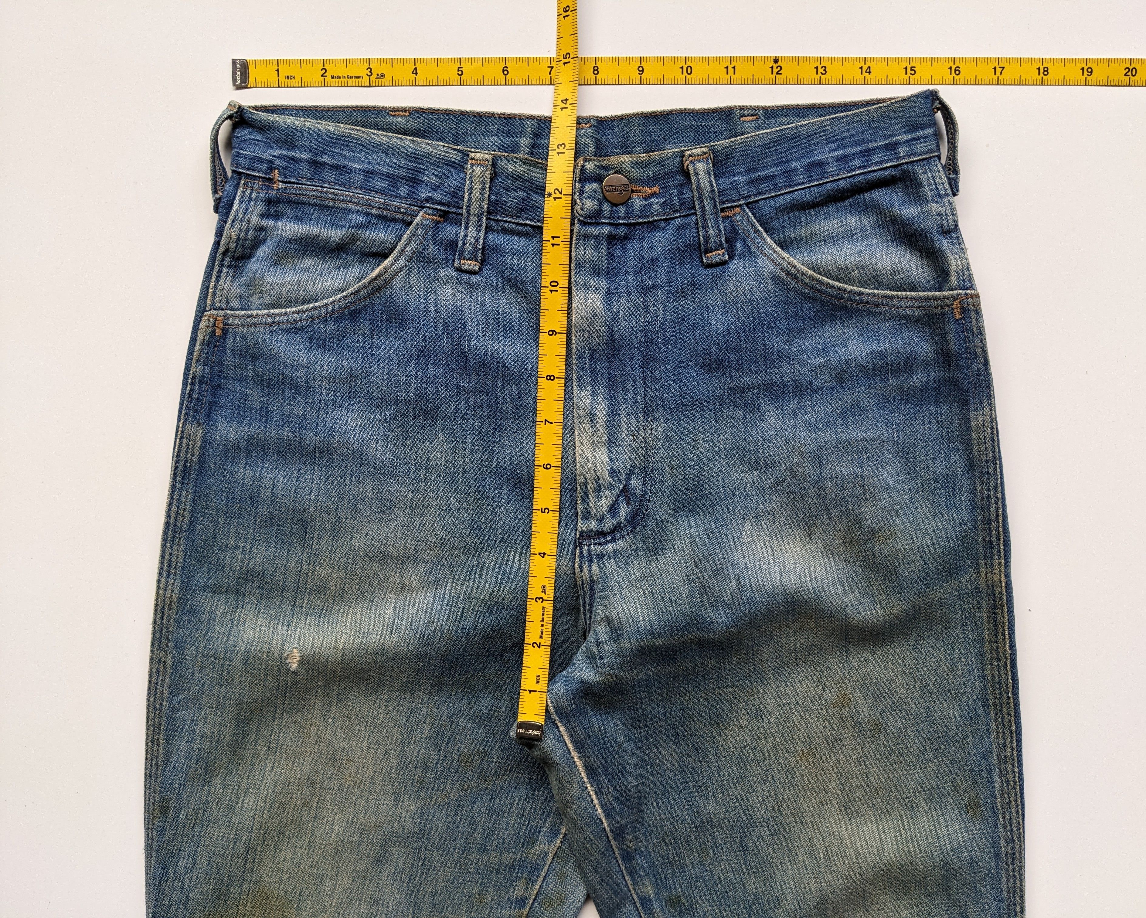 Vintage × Wrangler Vintage 70s Wrangler bluebell flare jeans Size US 31 - 10 Thumbnail