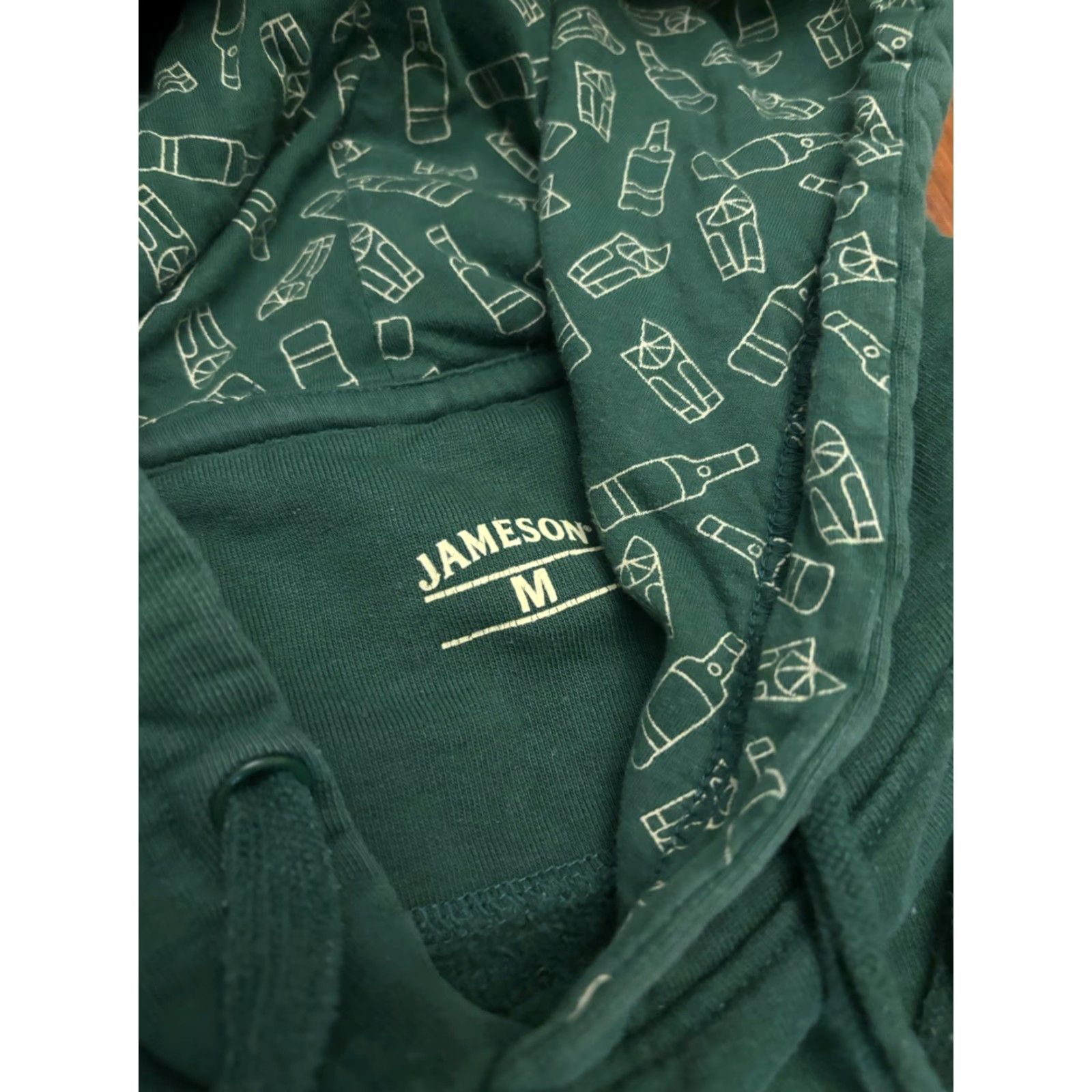 Vintage Nike Shirt Hoodie Mens M Green Jameson Whisky Boozy Hood St Paddy's Days Pullover Crew Neck Fleece Size US M / EU 48-50 / 2 - 2 Thumbnail
