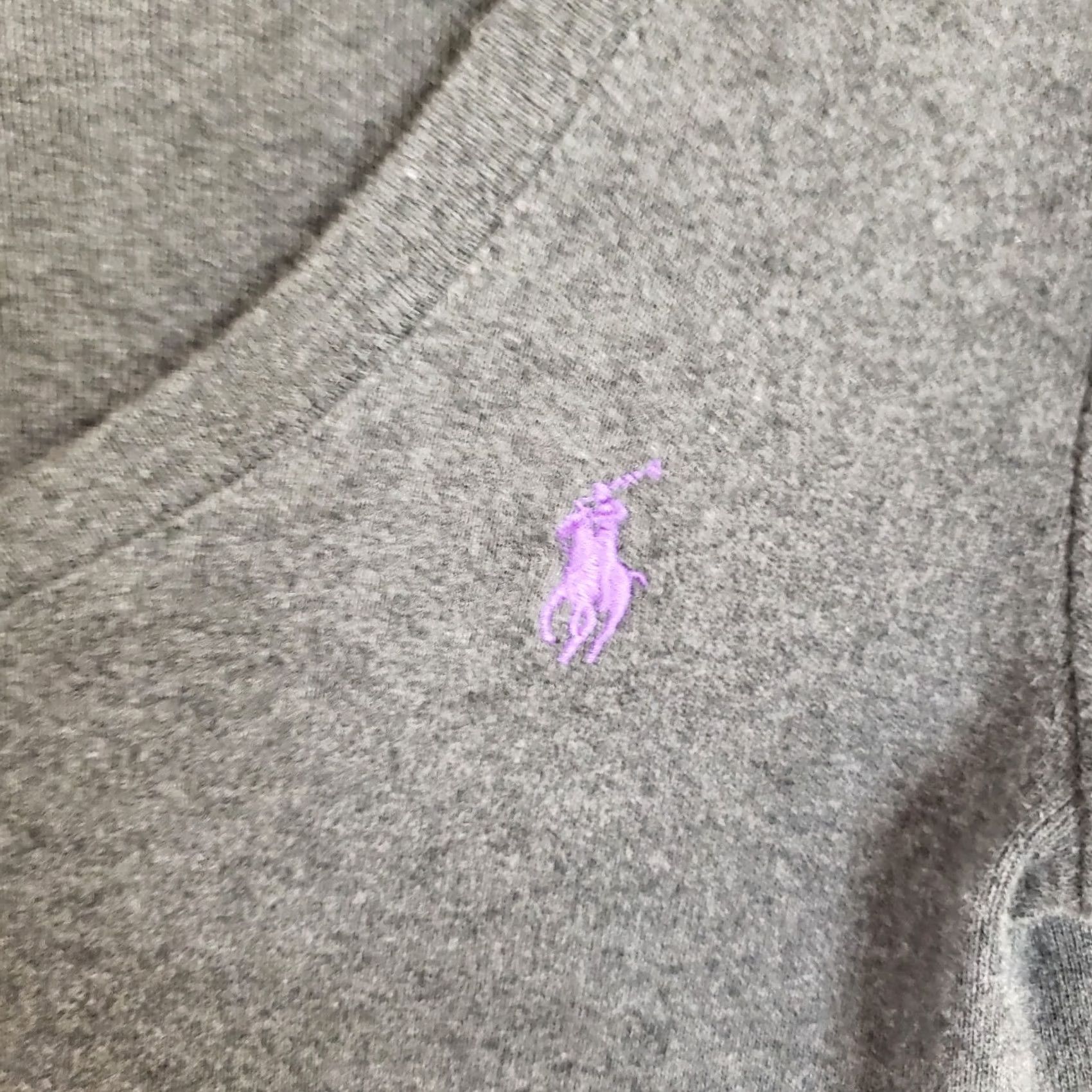 Polo Ralph Lauren Polo Ralph Lauren Women's M Dark Gray Sport Top Tee Pony Logo Scoop Neck Size M / US 6-8 / IT 42-44 - 4 Thumbnail
