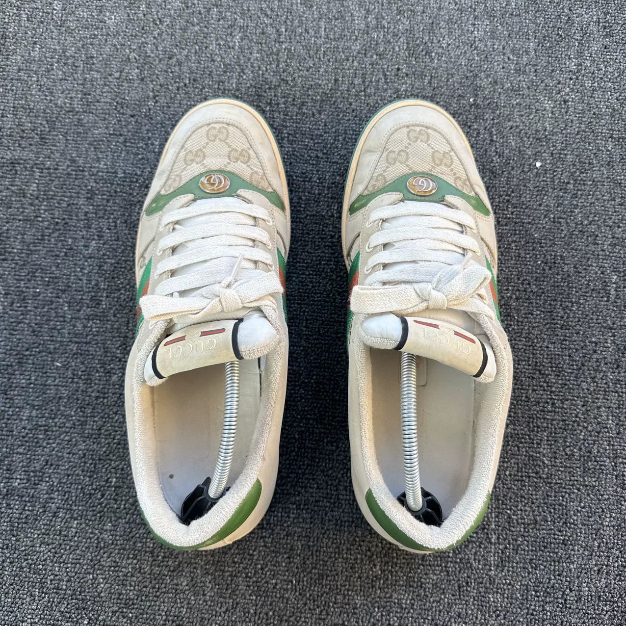 Gucci Gucci distressed dirty sneakers EUR 43 95 new light wear Size US 10 / EU 43 - 4 Thumbnail