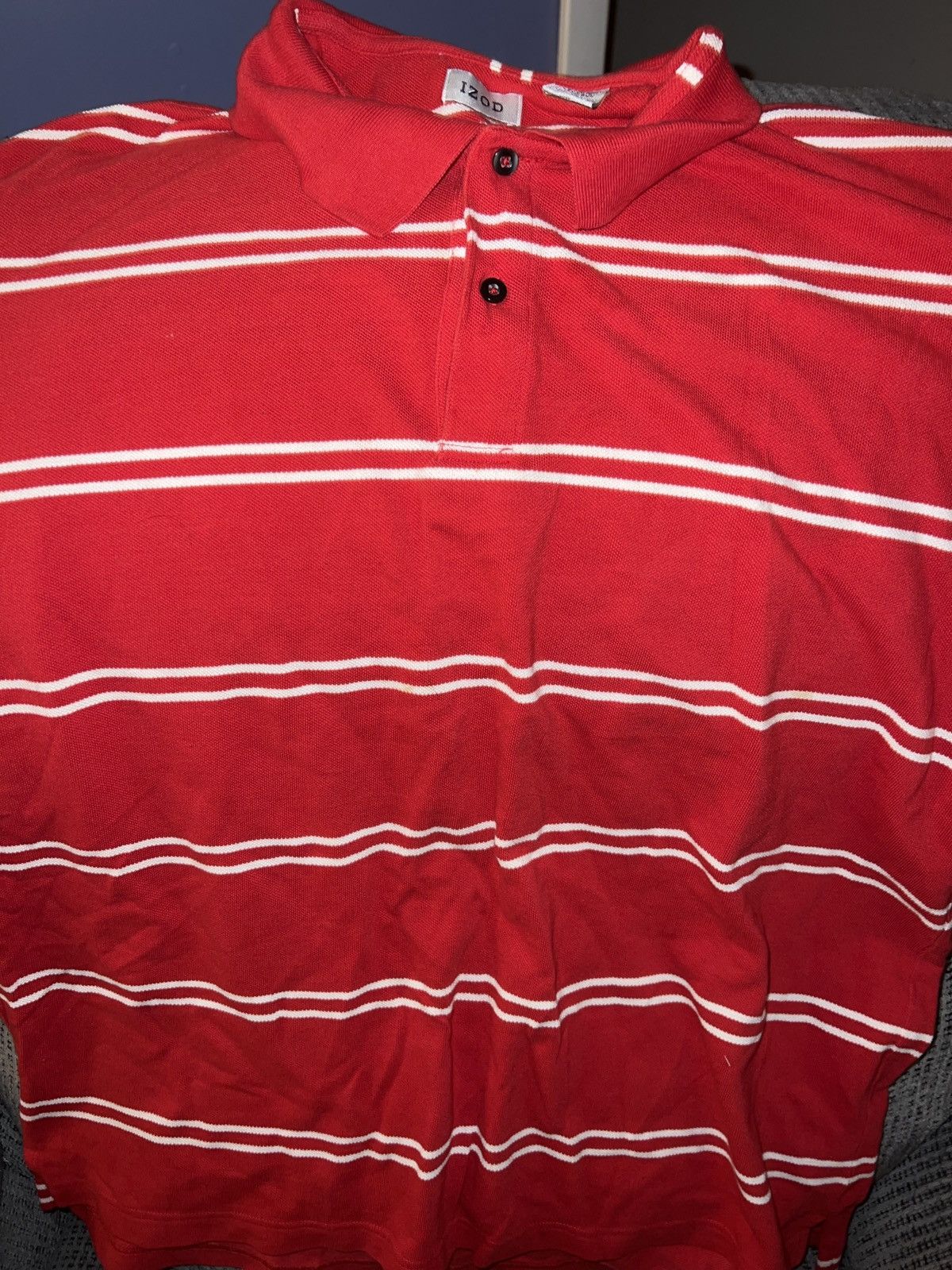 Izod Izod Striped Polo Size US XL / EU 56 / 4 - 2 Thumbnail