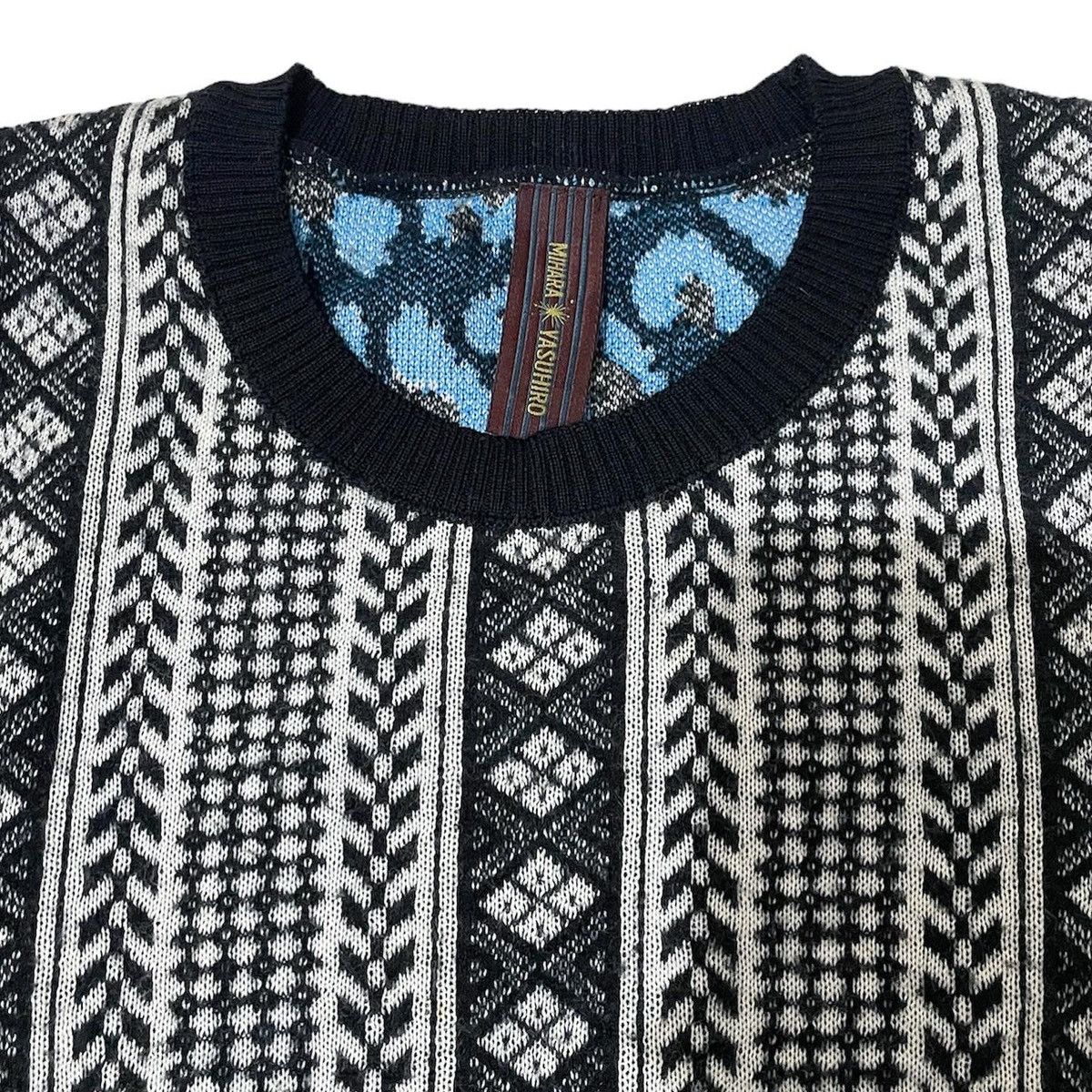 Maison MIHARA YASUHIRO Maison MIHARA YASUHIRO Mix Pattern Wool Knit Size US S / EU 44-46 / 1 - 6 Thumbnail