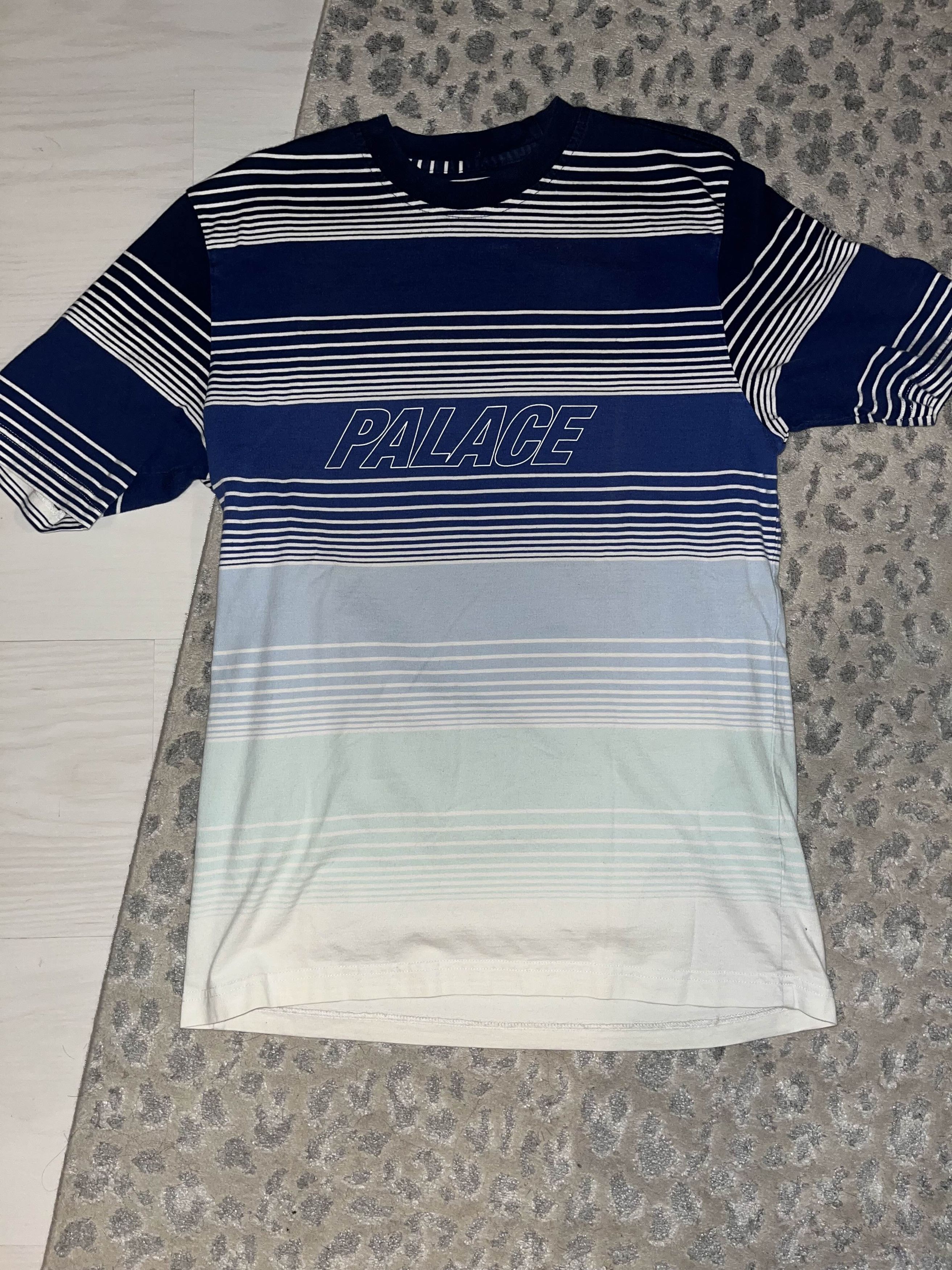 Palace Palace Merge Blue Striped Shirt Size US S / EU 44-46 / 1 - 1 Thumbnail