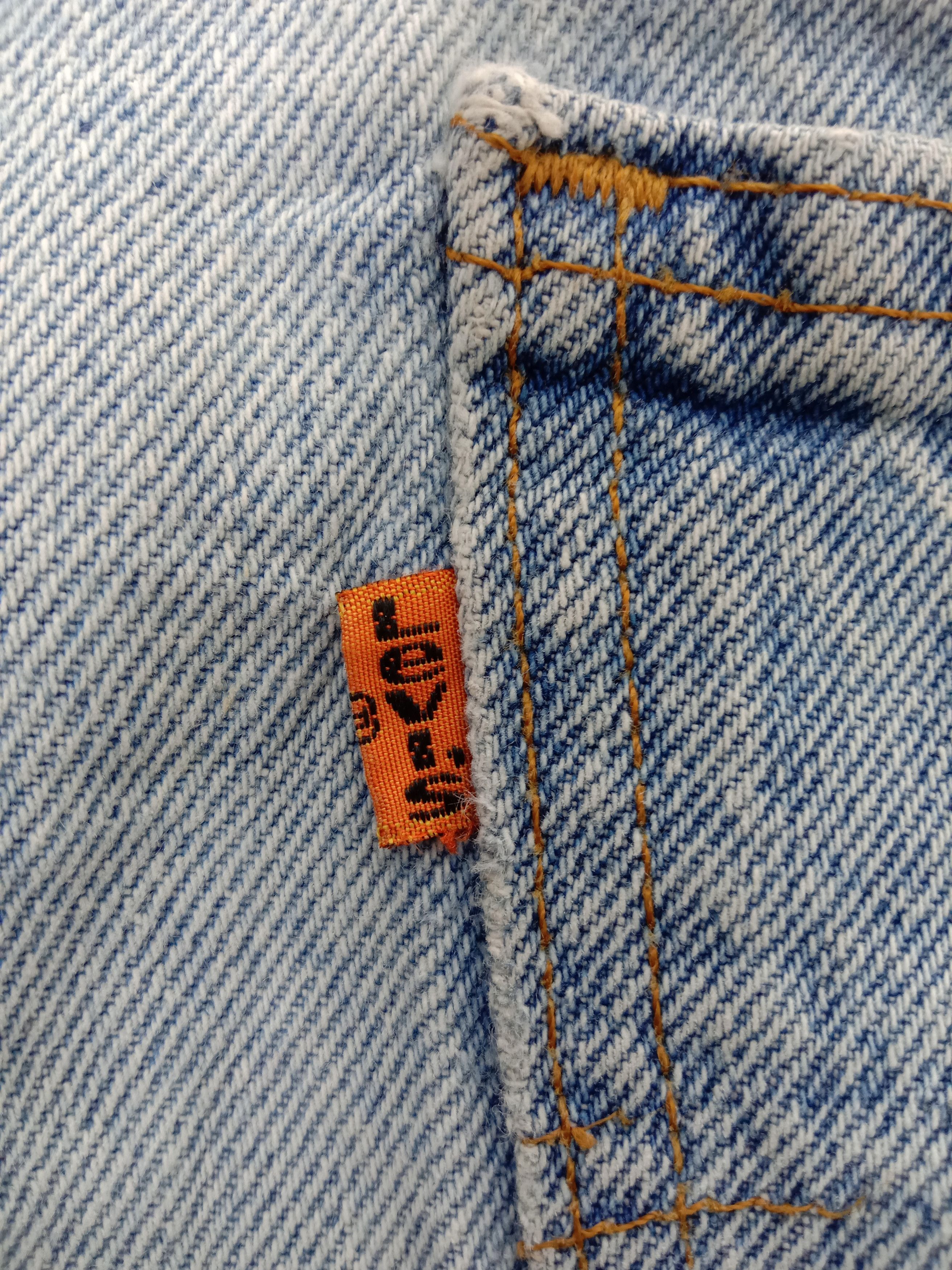 Levi's Vintage 90s Levi's 506 Orange Tab Jeans Light Wash Denim Size US 36 / EU 52 - 11 Thumbnail