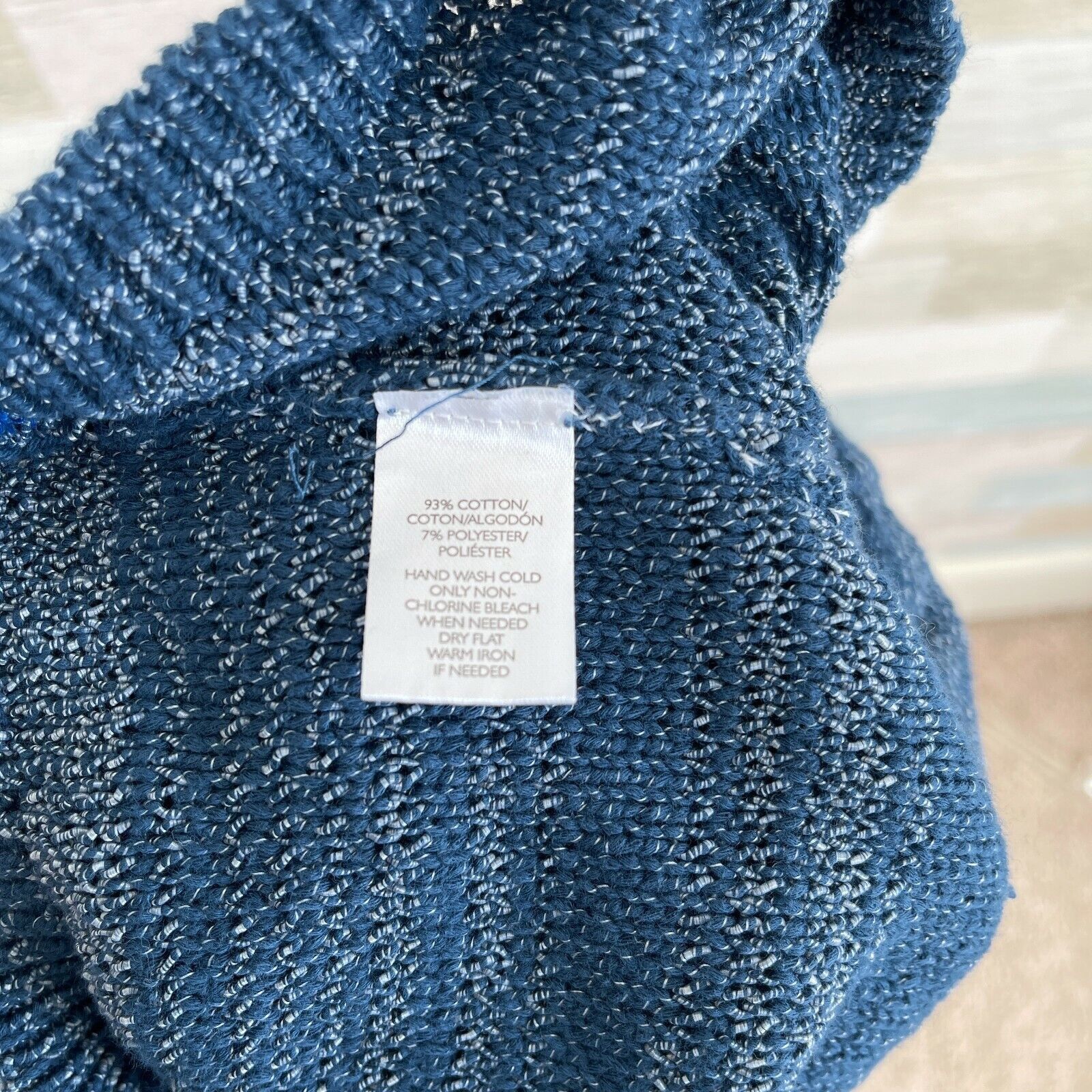 Lou & Grey Lou & Grey Spaceknit Sweater Blue Drop Shoulder Womens S Size S / US 4 / IT 40 - 6 Thumbnail
