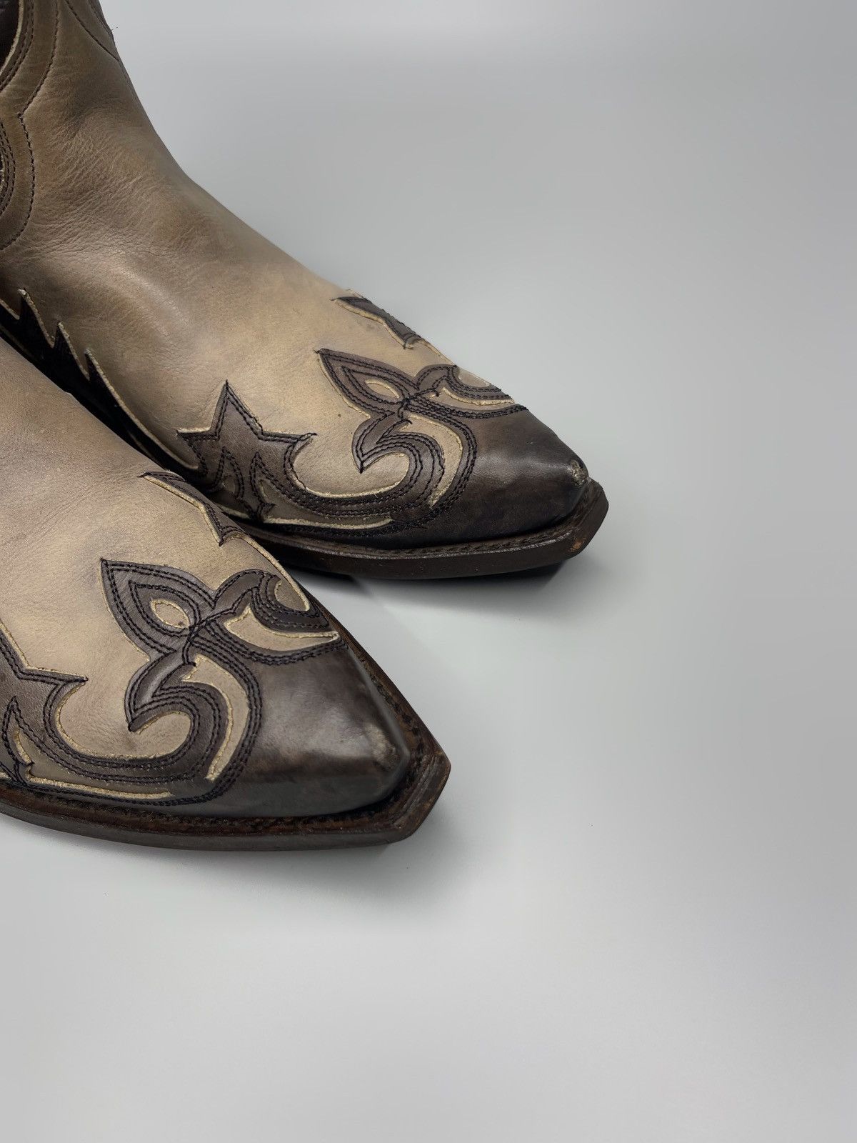 Cowboy Equipment × Sendra × Vintage RARE Sendra Western Cowboy Boots Size US 5.5 / EU 38 - 6 Thumbnail