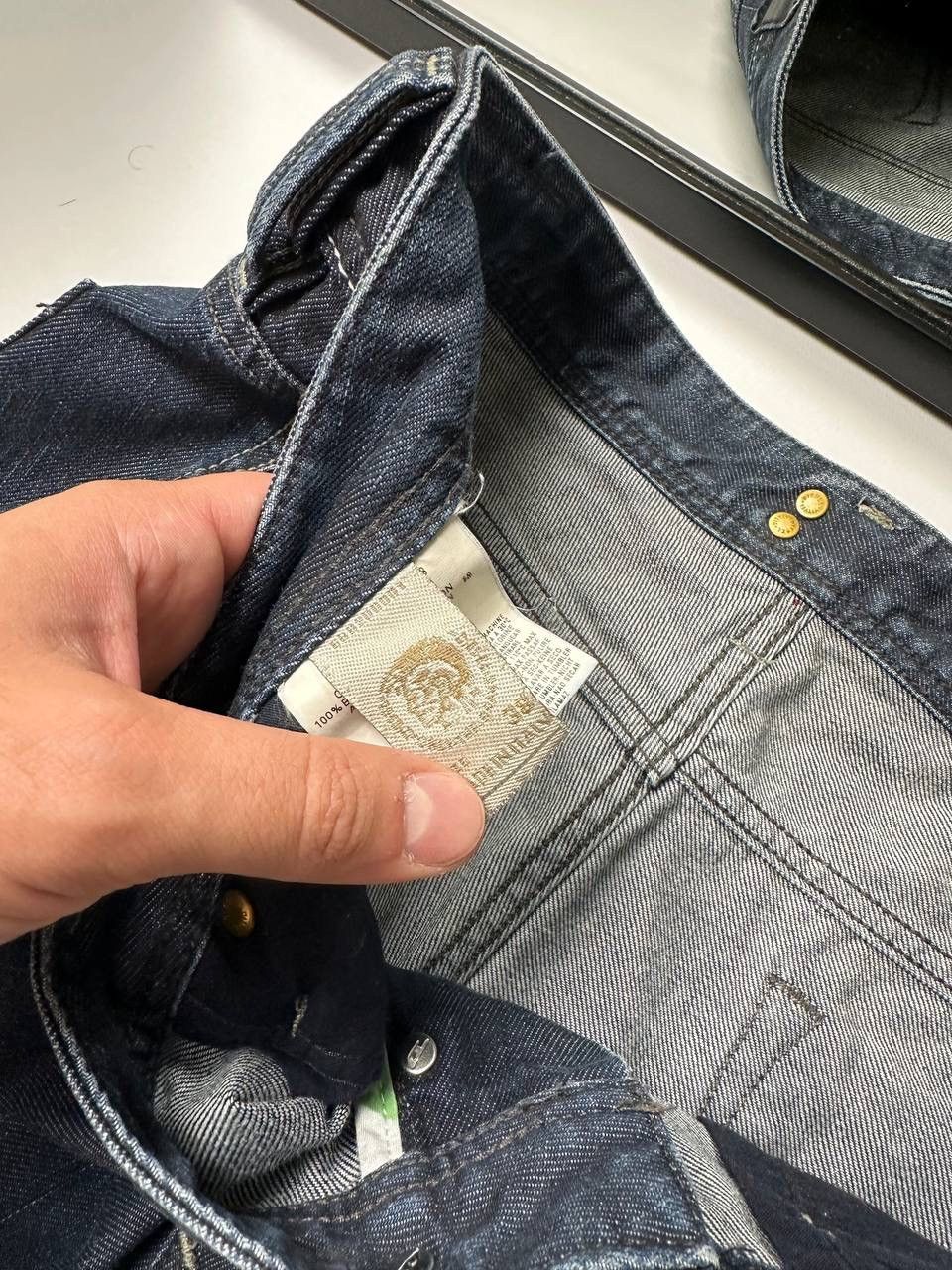 Diesel Vintage 00s Diesel Denim Wide Jean Size US 38 / EU 54 - 6 Thumbnail