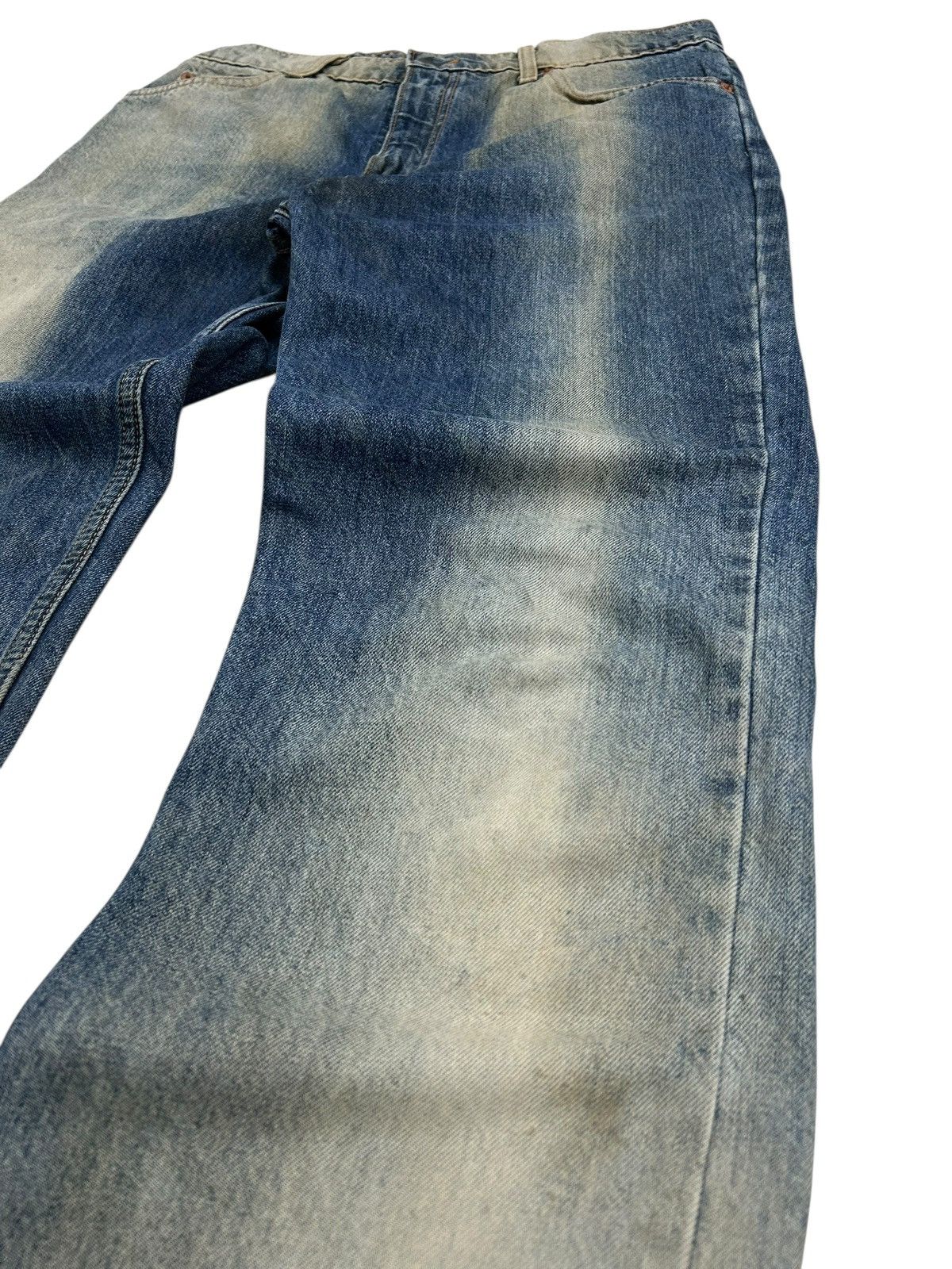 Levi's Levis Vintage Clothing 605 Orange Tag Acid Washed Distress Size US 32 / EU 48 - 10 Thumbnail