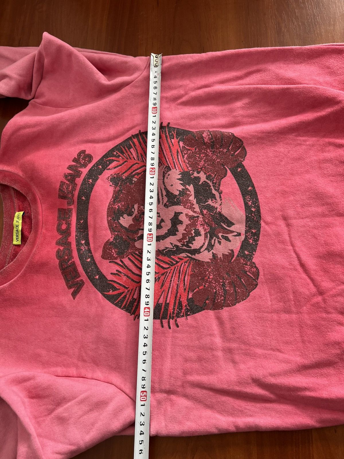 Versace Jeans Couture Versace Jeans MENS PINK BIG LOGO FADED SWEATSHIRT SIZE M Size US M / EU 48-50 / 2 - 23 Thumbnail