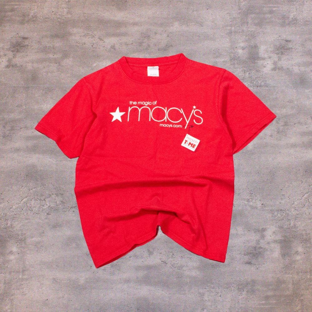 Anvil Y2K 2000's Anvil The Magic Of Macy's Volunteering Promo Double Stitch Red T-Shirt Size US S / EU 44-46 / 1 - 1 Thumbnail