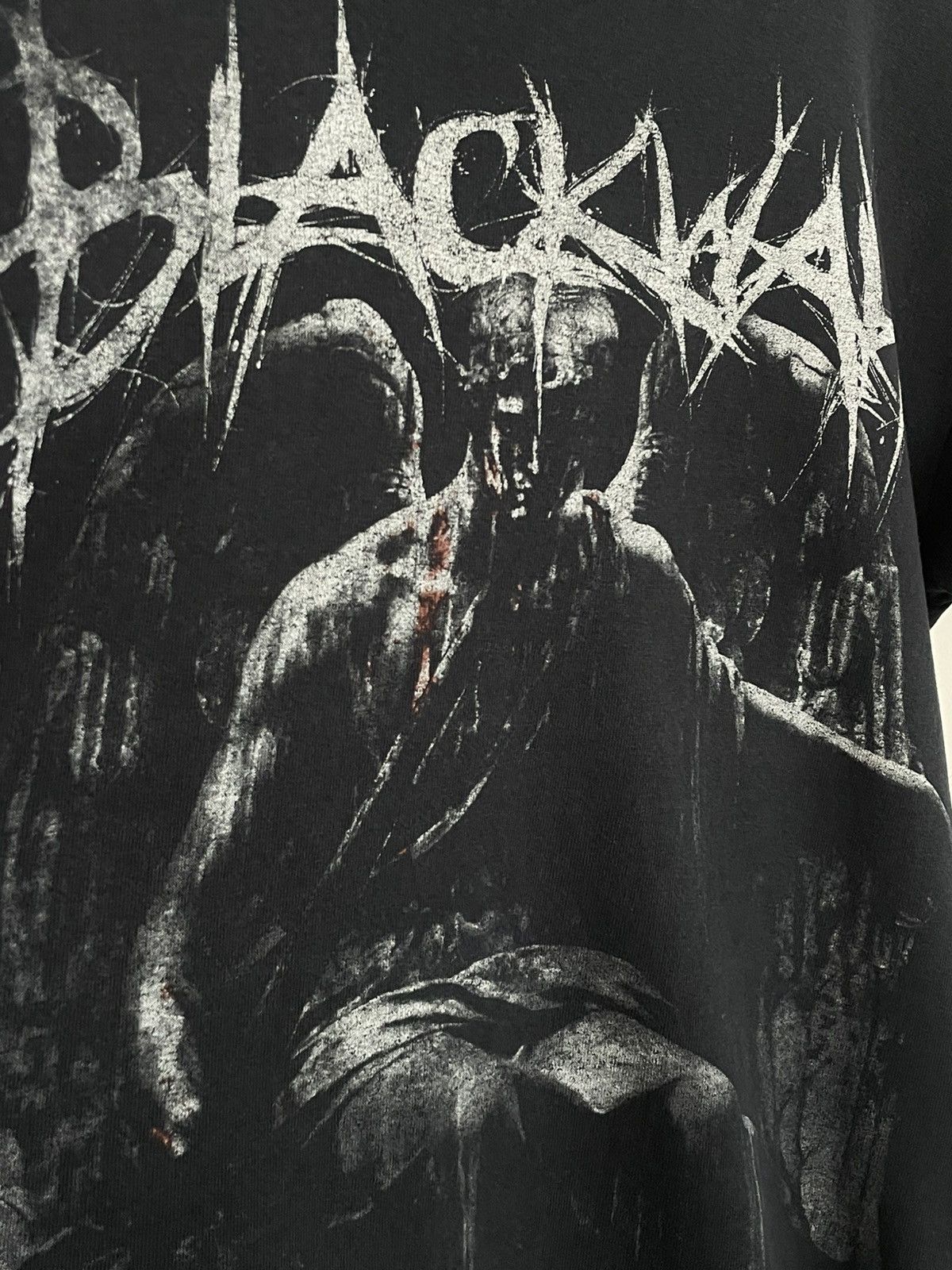Band Tees Vintage 00's Black Wall Hard Metal Band T- Shirt Size US S / EU 44-46 / 1 - 4 Thumbnail