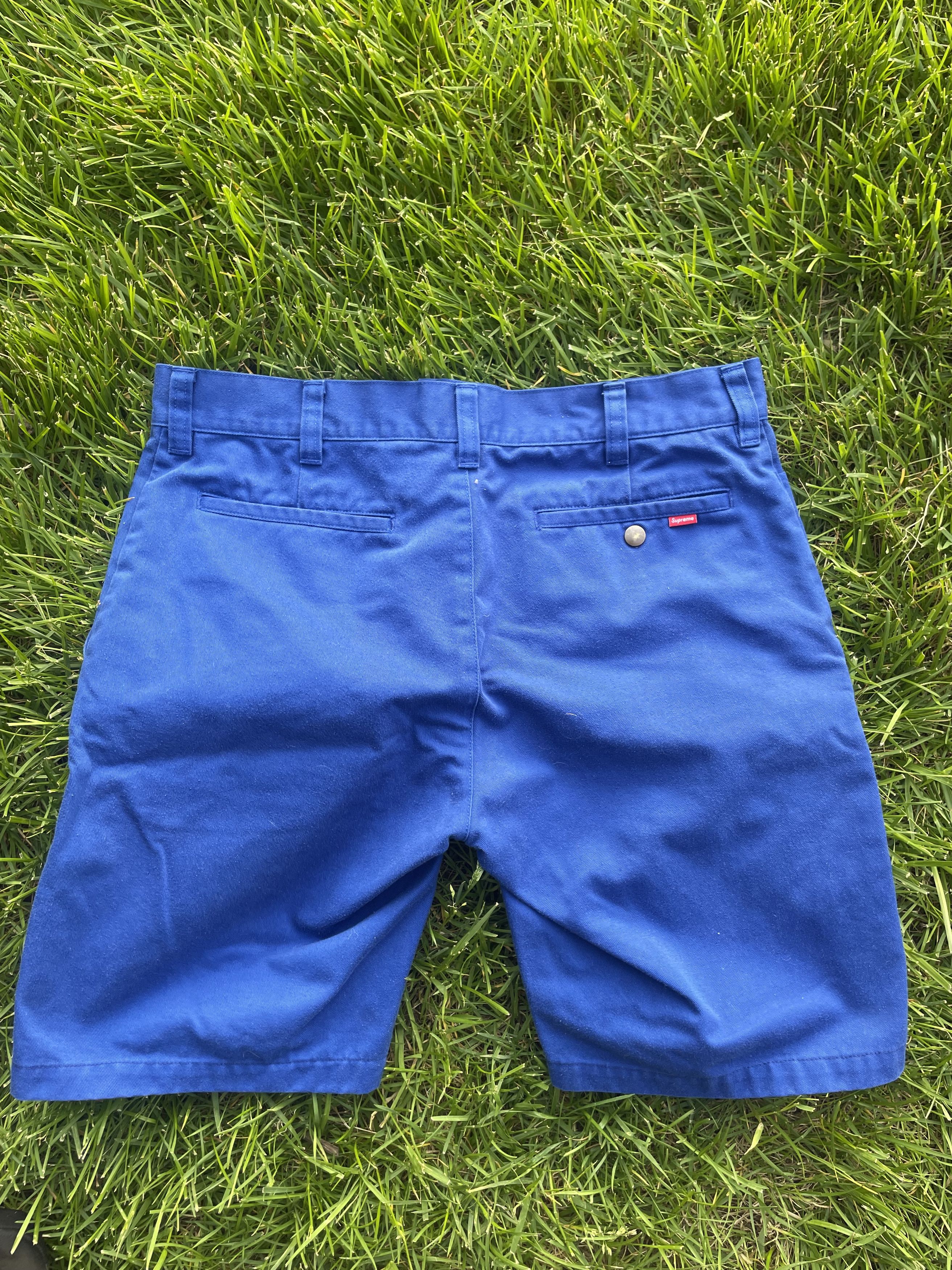 Supreme Supreme Work Shorts Blue Size US 32 / EU 48 - 2 Thumbnail