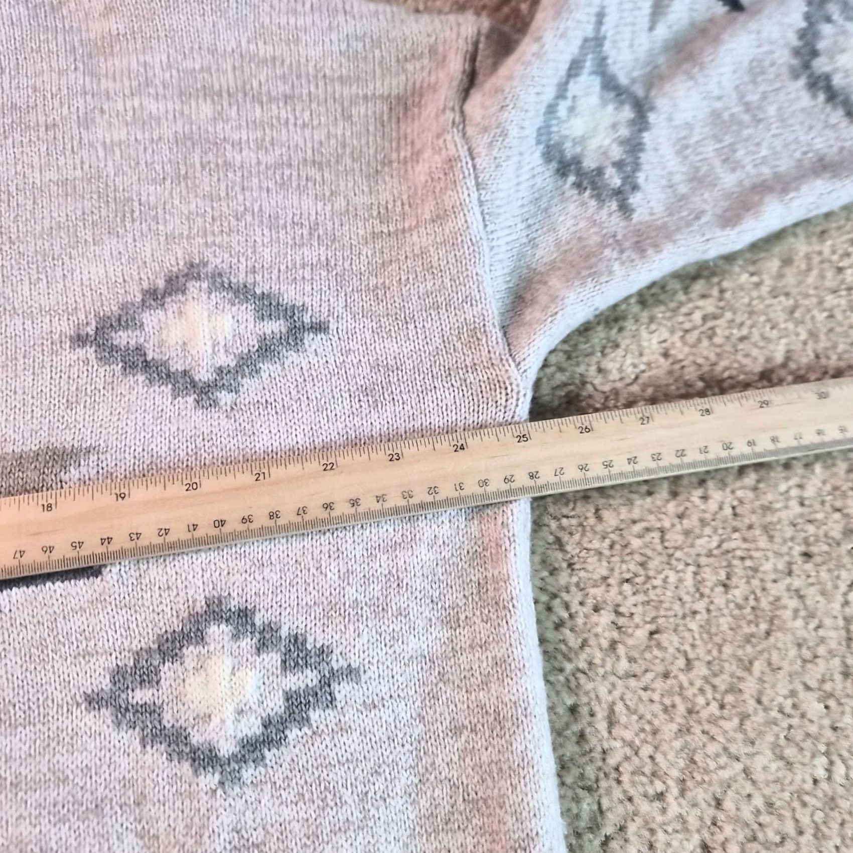 American Eagle Outfitters VINTAGE American Eagle Outfitters Sweater Women XL Tan Aztec Wool Blend Southwest Oversized G057 Size XL / US 12-14 / IT 48-50 - 6 Thumbnail