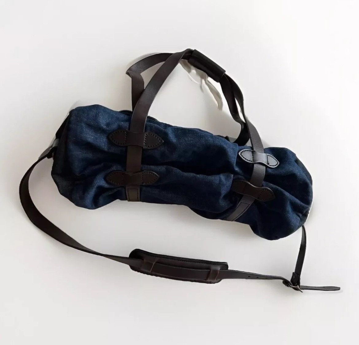 Filson × Levi's × Levi's Made & Crafted Levis x Filson USA Weekender Bag Denim/Leather Small Duffle Size ONE SIZE - 3 Thumbnail