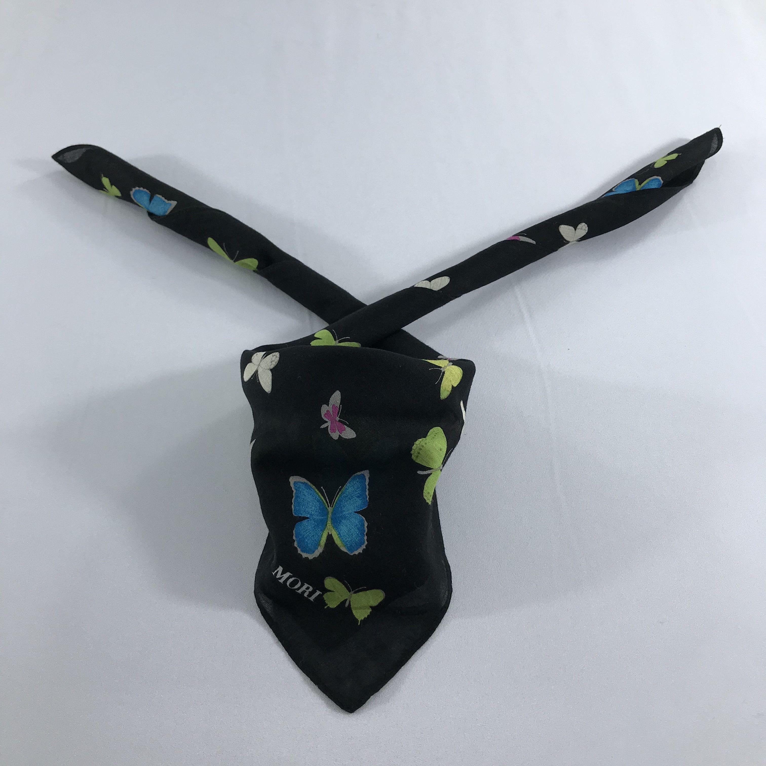 Hanae Mori Hanae Mori Handkerchief Neckerchief Bandana H1183 Size ONE SIZE - 1 Thumbnail