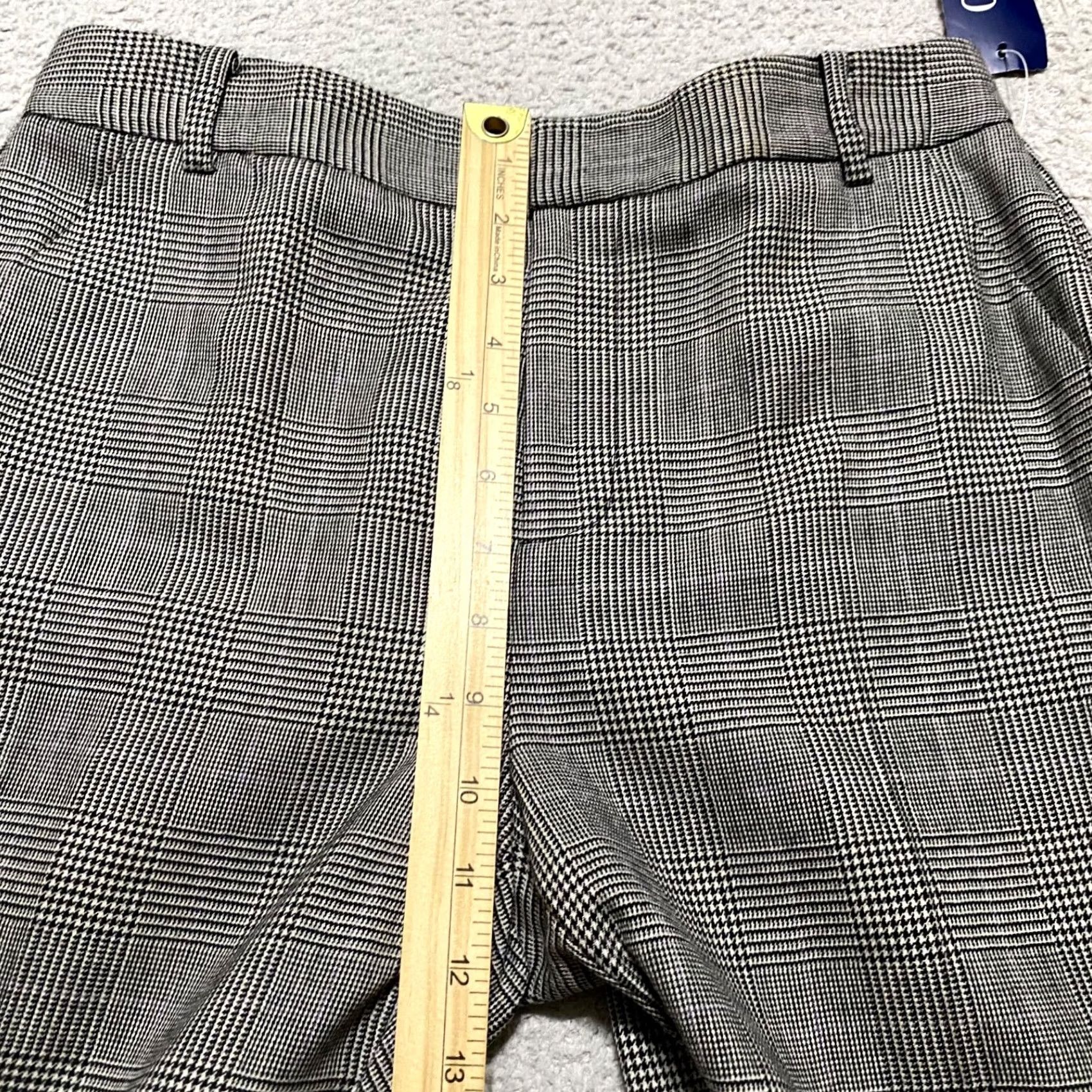 Chaps Chaps Gray Plaid Dress Pants Wide-Leg NWT Women'sSize 4 Office Wool Lined Pockets B J Sz? Size 27" / US 4 / IT 40 - 7 Thumbnail