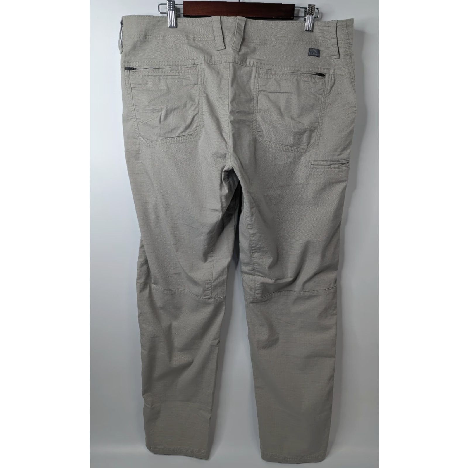 Vintage LL Bean Explorer Ripstop Pants Mens 38x32 Tan Khaki Tapered Leg Outdoor Hiking Chino Size US 38 / EU 54 - 4 Thumbnail