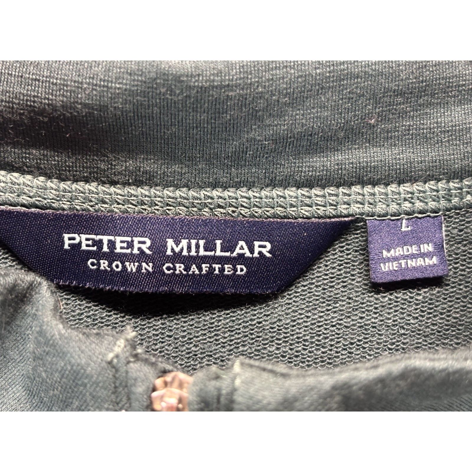 Peter Millar Peter Millar Merino Wool 1/4 Zip Pullover Shirt Sweater Mens L Green Golf sweater 1/4 Zip Merino Wool Shirt Size US L / EU 52-54 / 3 - 4 Thumbnail
