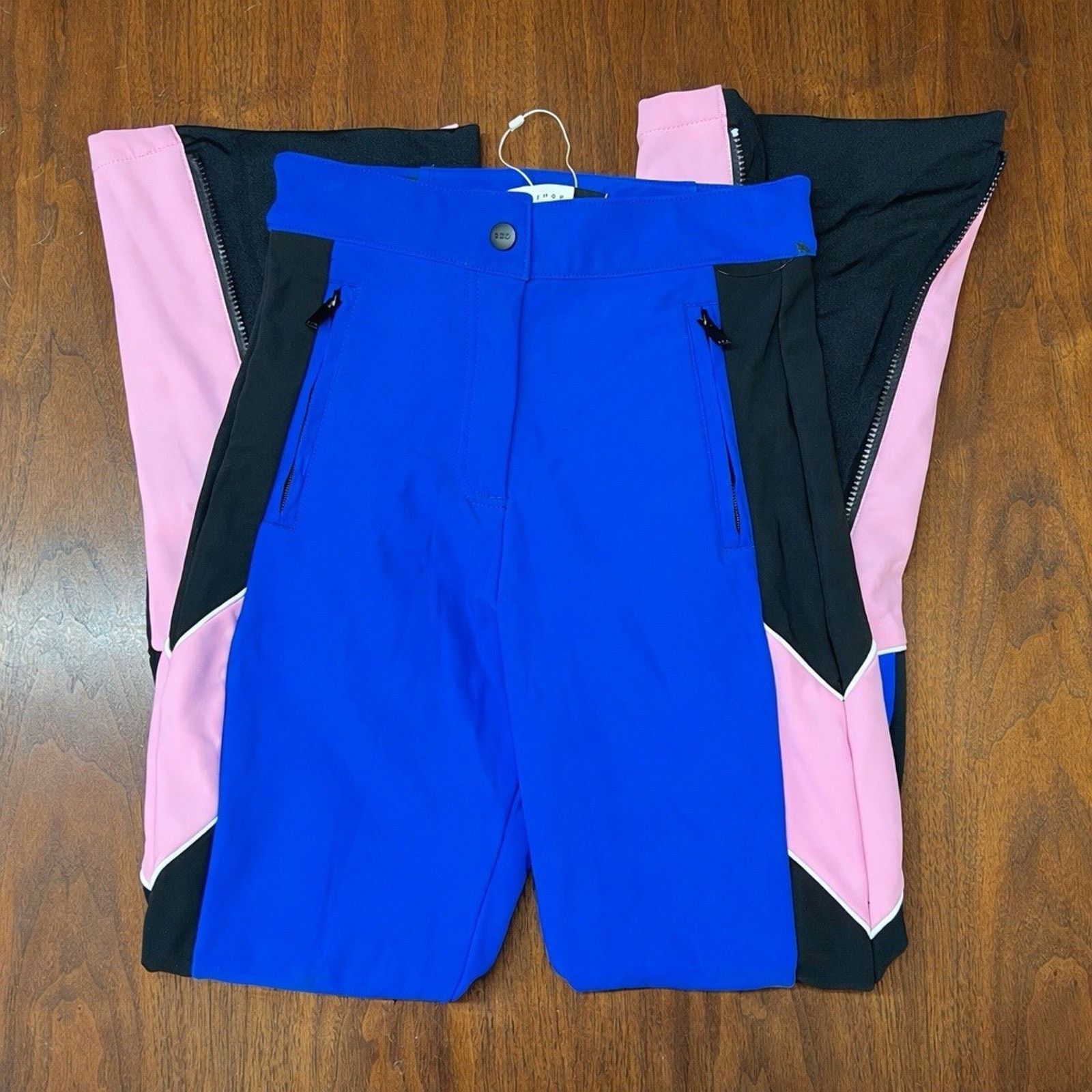 Topshop NWOT Topshop SNO Pants Ski 27” (4) Pink Blue Black Size 27" / US 4 / IT 40 - 1 Thumbnail