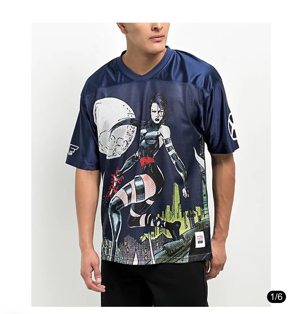 Huf × Marvel Comics HUF x Marvel Venom Football Jersey | Grailed