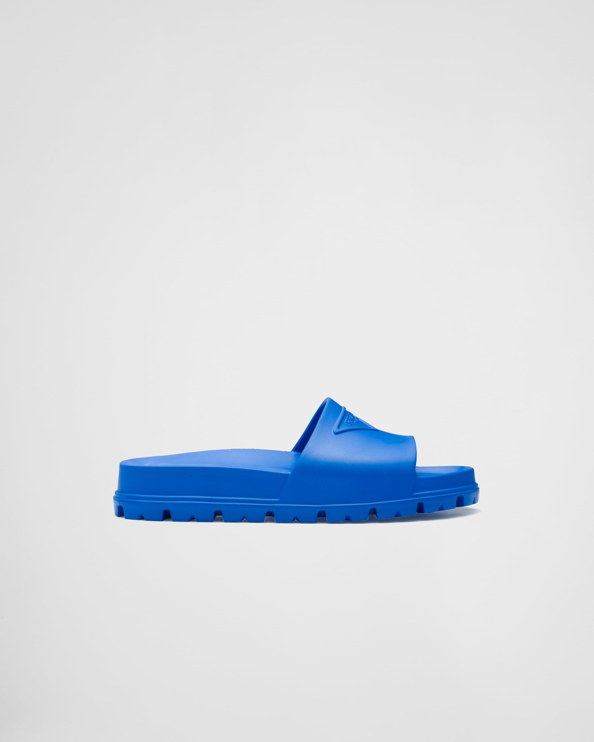 Prada o1B3y1r0226 Rubber Slides in Blue Size US 8 / EU 41 - 2 Thumbnail