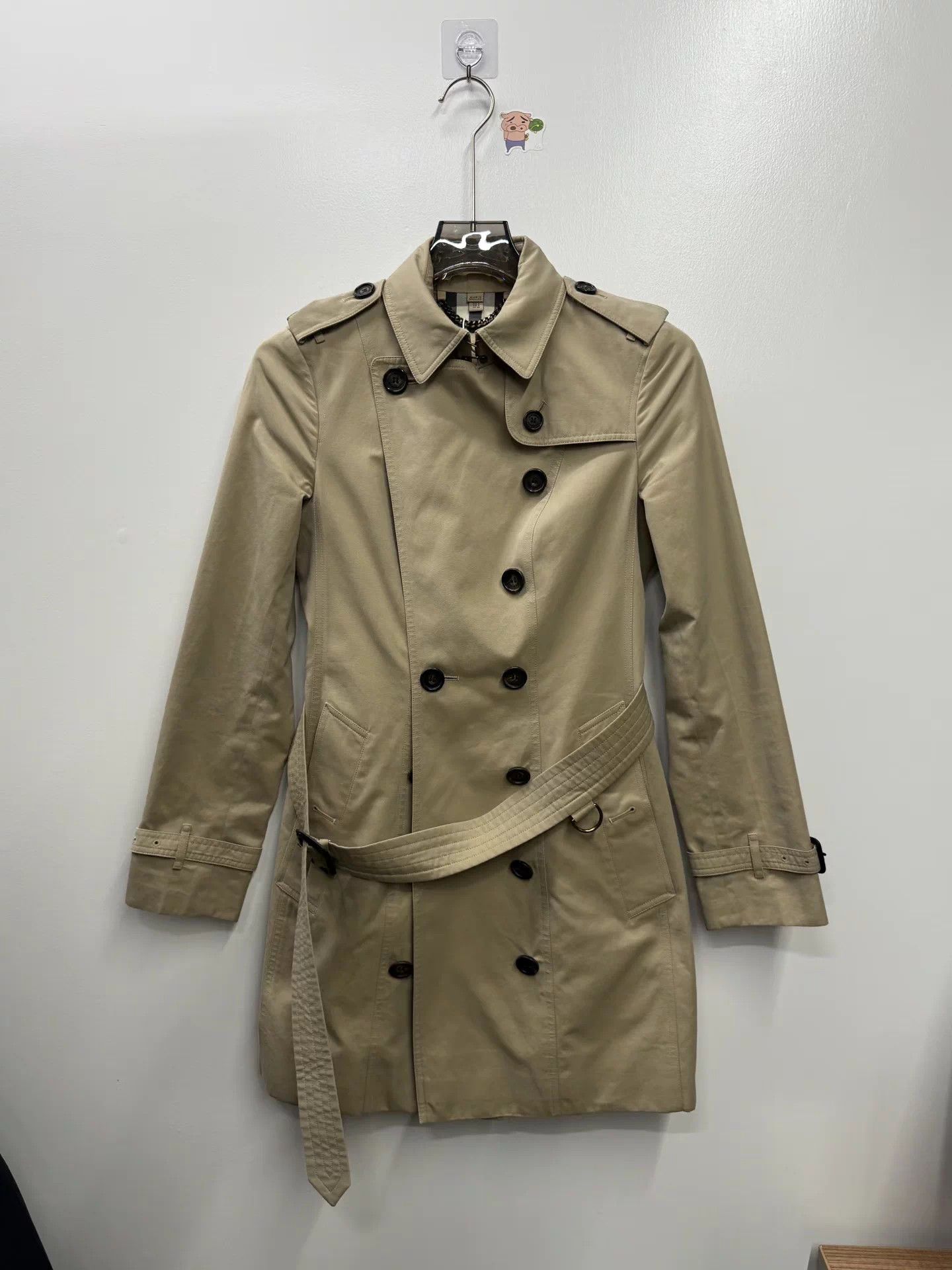 Burberry Burberry Khaki DB Kensington Women's UK6 Trench Size XS / US 0-2 / IT 36-38 - 1 Thumbnail