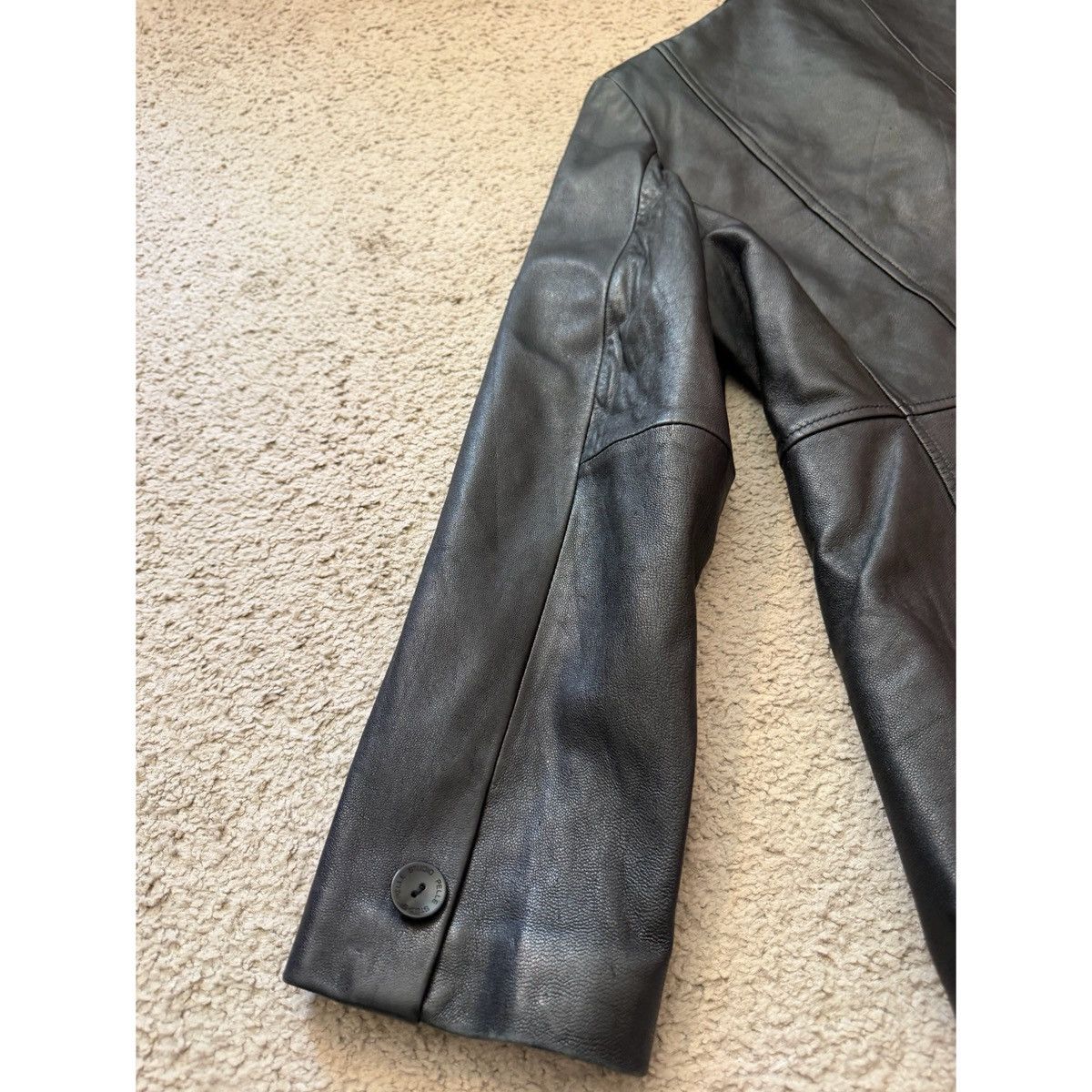 Wilsons Leather WILSONS PELLE STUDIO VINTAGE BLAZER LEATHER JACKET Size XL / US 12-14 / IT 48-50 - 14 Thumbnail