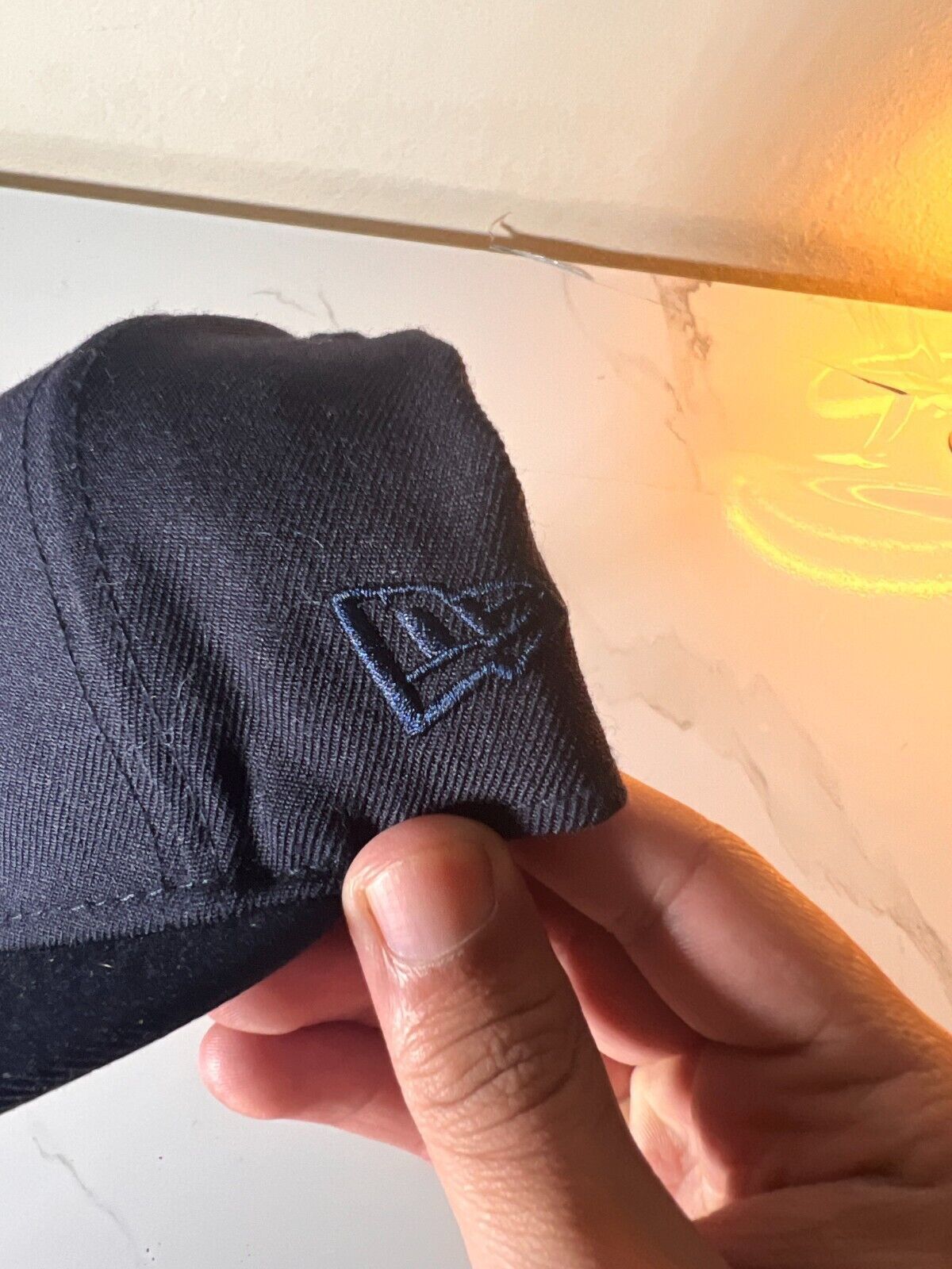 Kith Kith "Us" Hat Navy OS 7 1/8 Size ONE SIZE - 3 Thumbnail