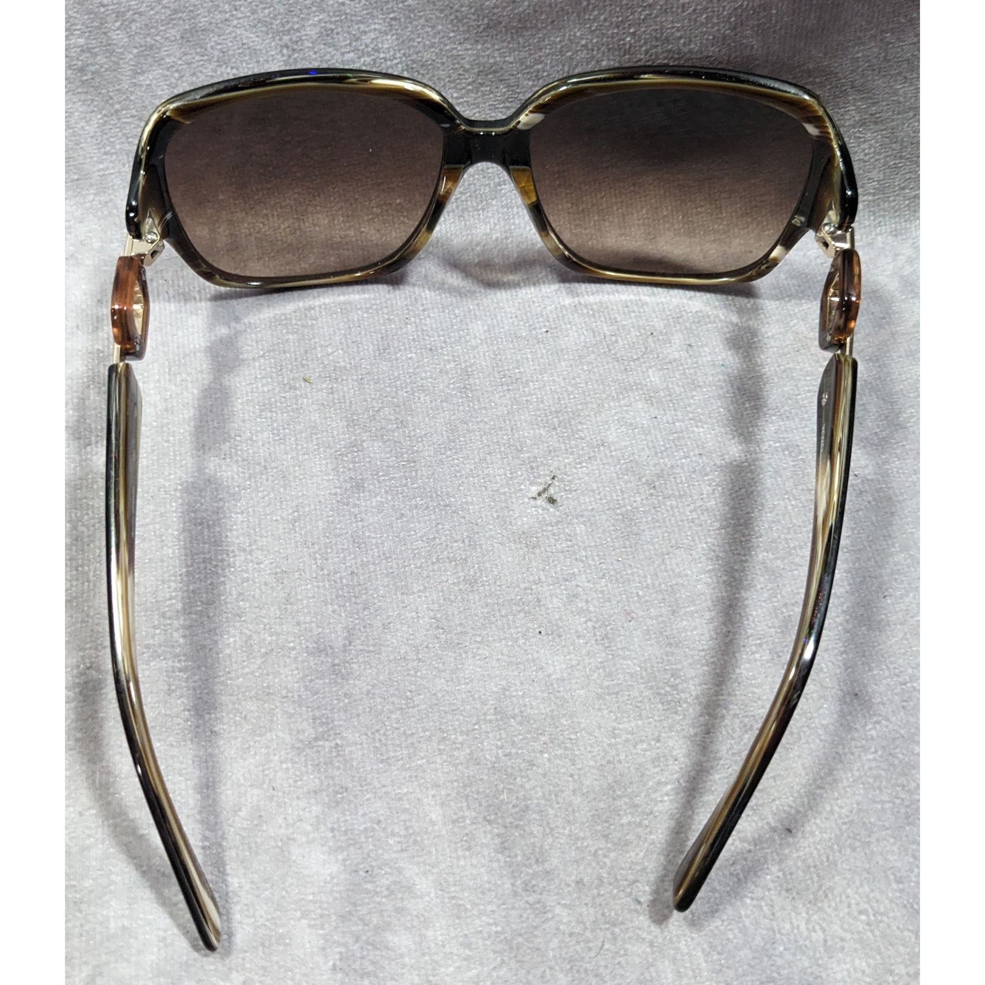 XOXO XOXO Retro Y2K Style Brown And Gold Sunglasses Model X2325 Size ONE SIZE - 7 Thumbnail
