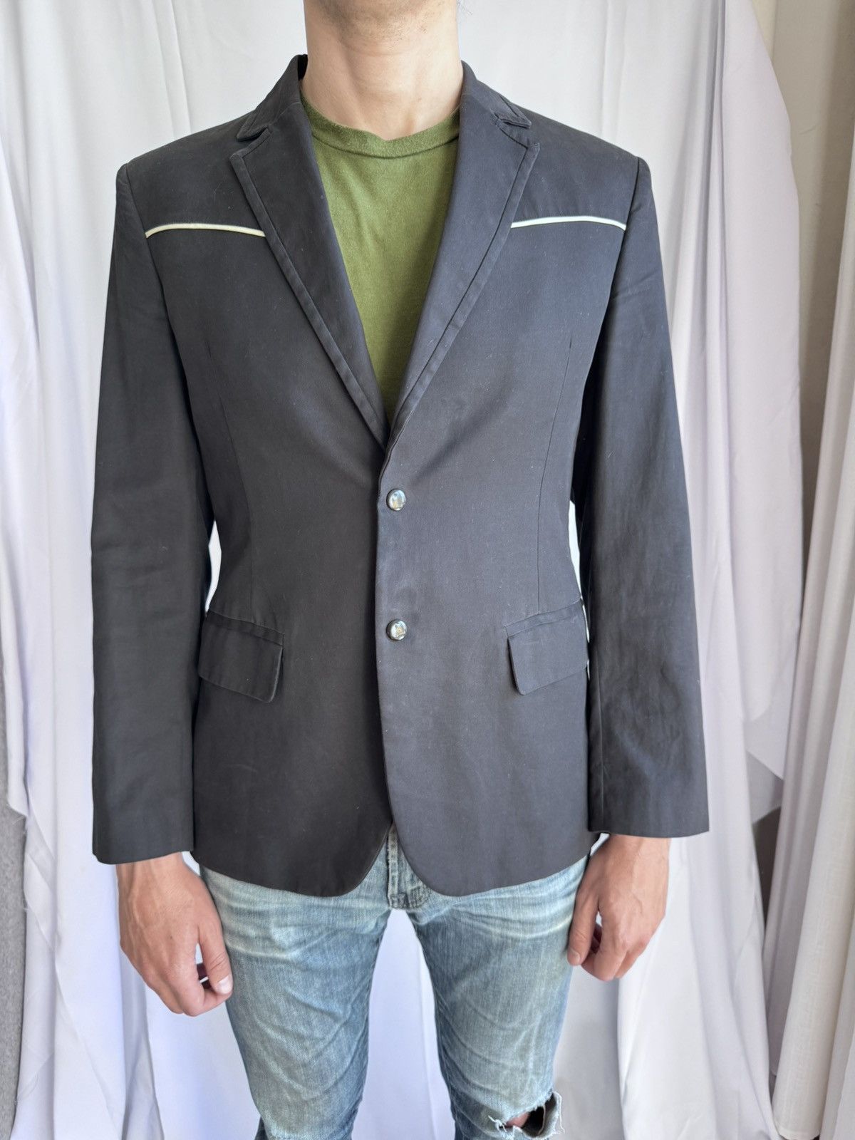 Rare 2000’s Blazer with Western piping detail