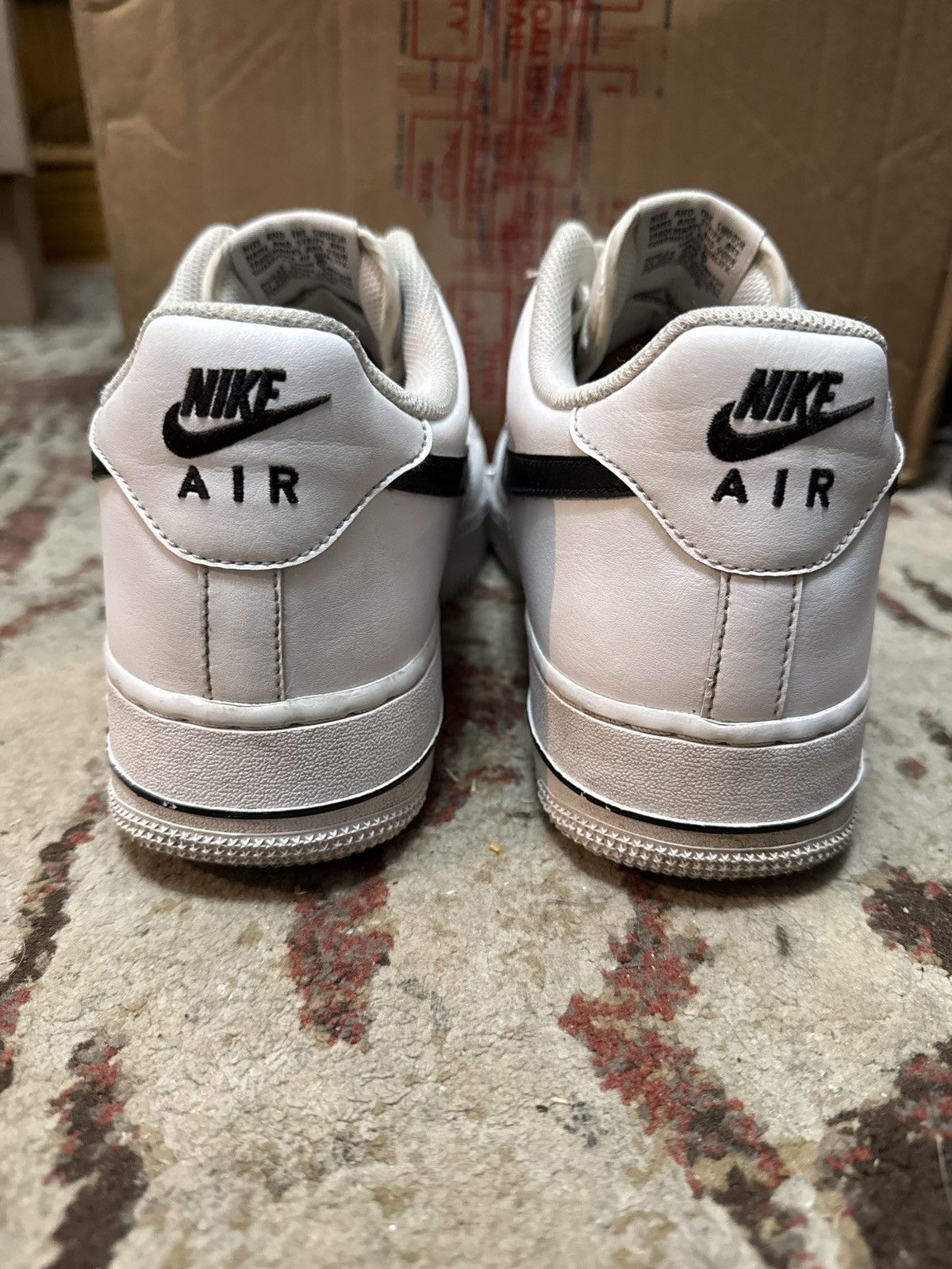 Nike Nike Air Force 1 ‘07 AN20 white/black, size 12, gently used Size US 12 / EU 45 - 9 Thumbnail