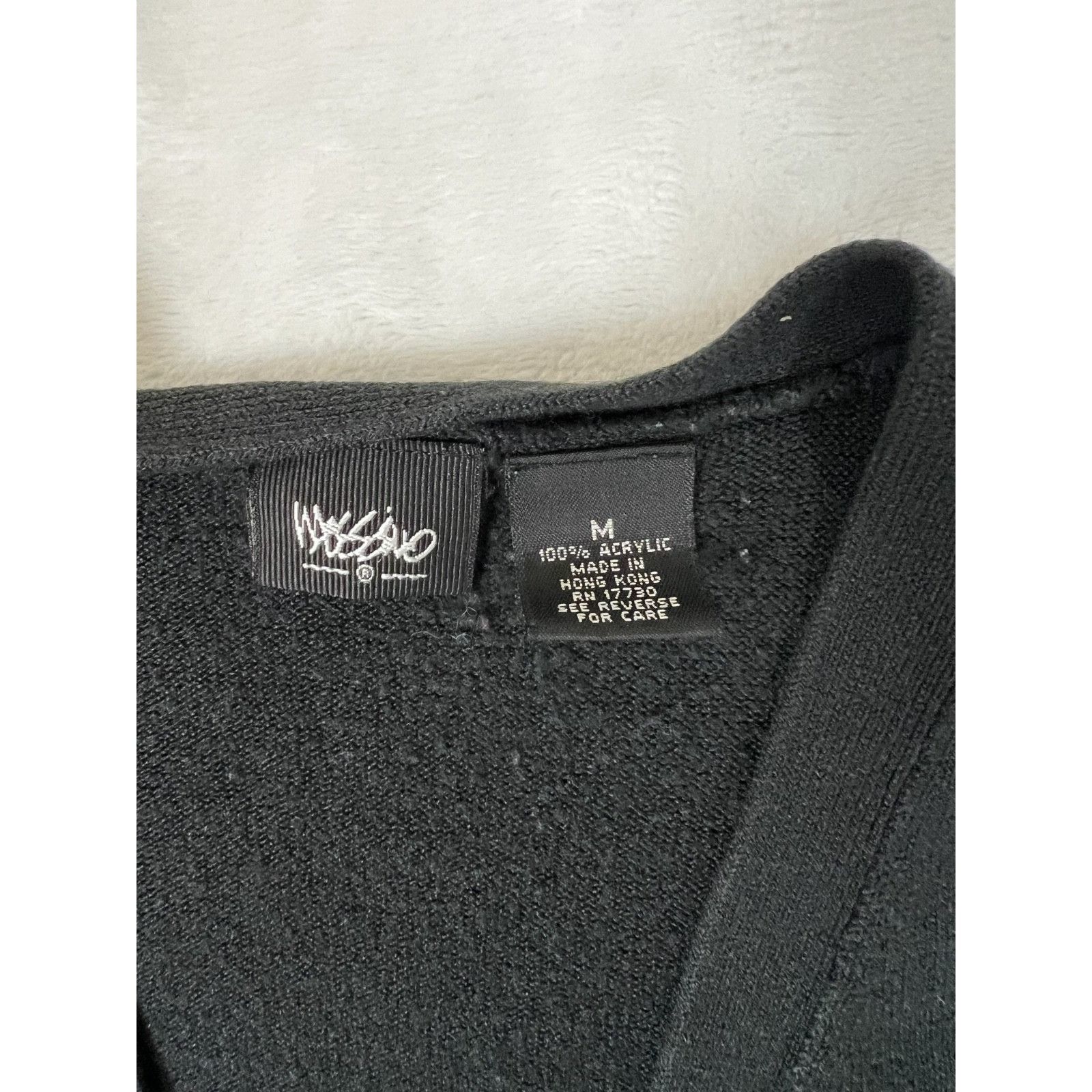 Mossimo Vintage Mossimo Cardigan Women's Size Medium Black Y2K Size M / US 6-8 / IT 42-44 - 2 Thumbnail