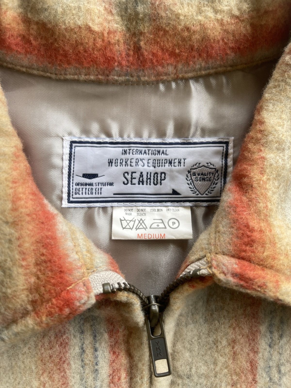 Japanese Brand Vintage 90s Wool Mohair Flannel Workers Jacket Size US M / EU 48-50 / 2 - 4 Thumbnail